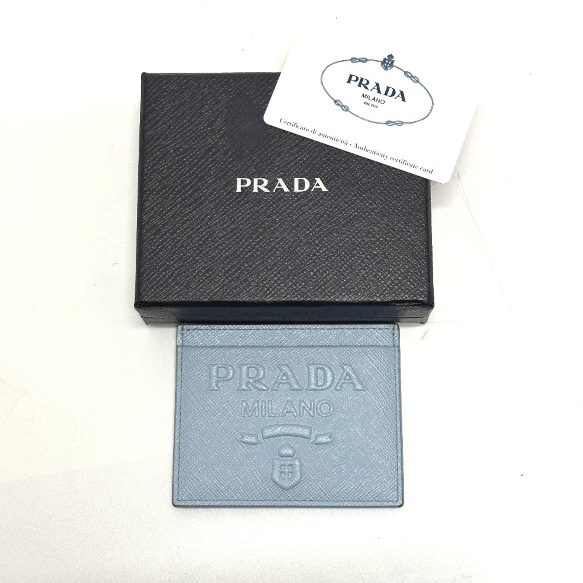 Prada PRADA 1MC025 Pass Case Card Case Card Case Light blue Size ONE SIZE - 10 Thumbnail