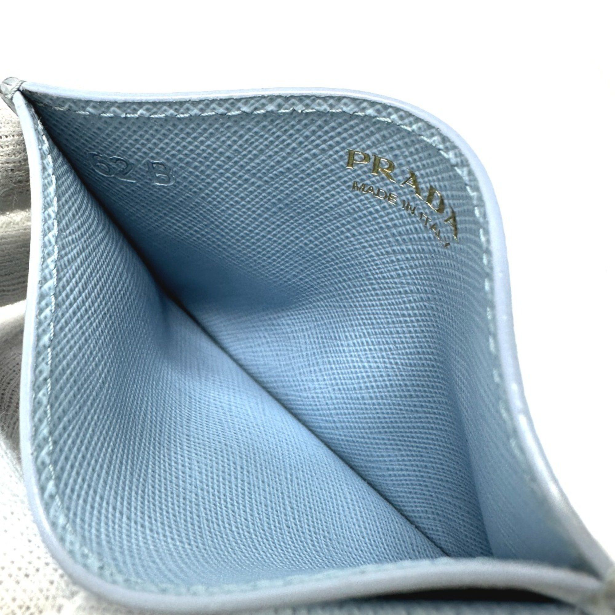 Prada PRADA 1MC025 Pass Case Card Case Card Case Light blue Size ONE SIZE - 9 Thumbnail