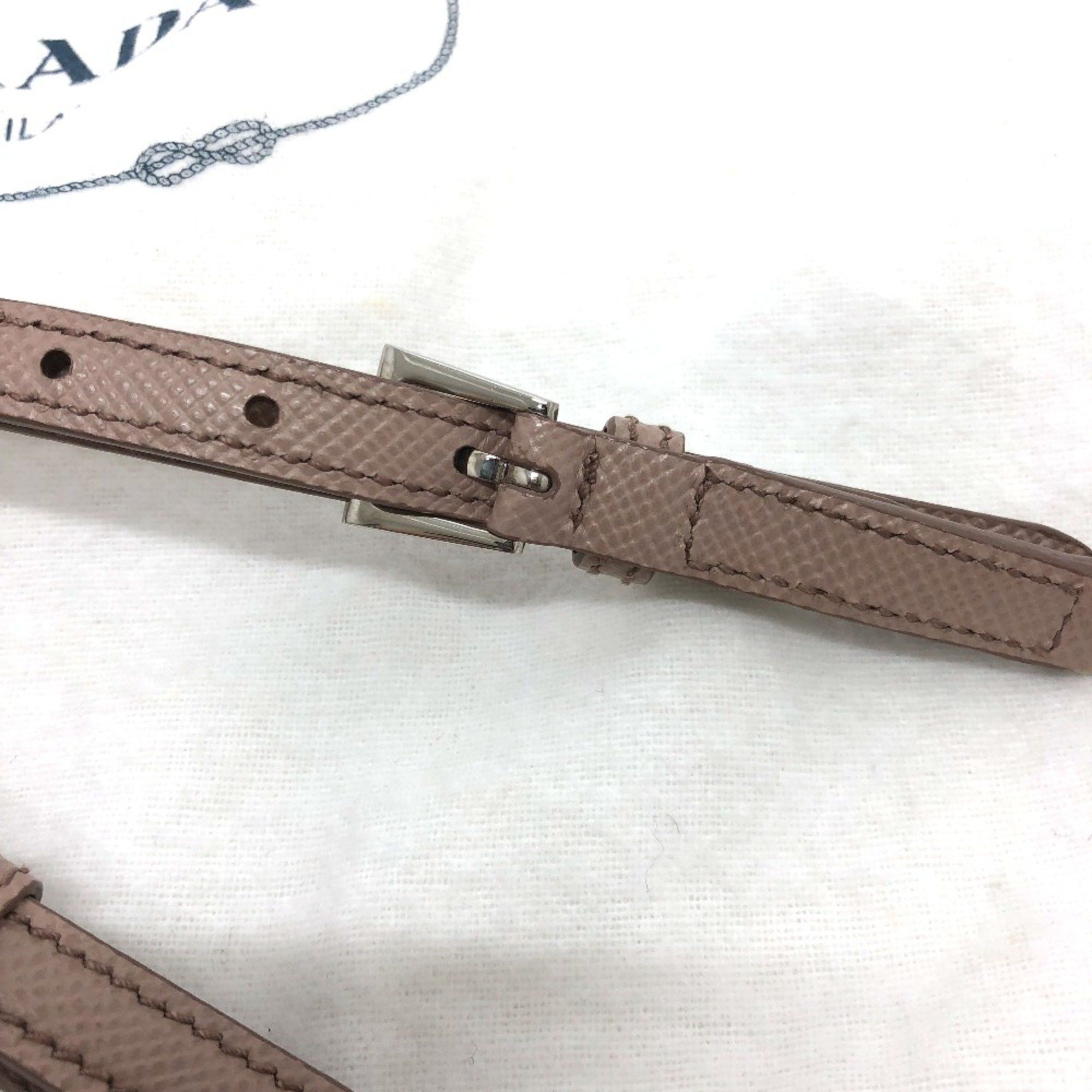 Prada PRADA BT955X logo/shoulder Bag Shoulder Bag Beige SilverHardware Size ONE SIZE - 15 Thumbnail