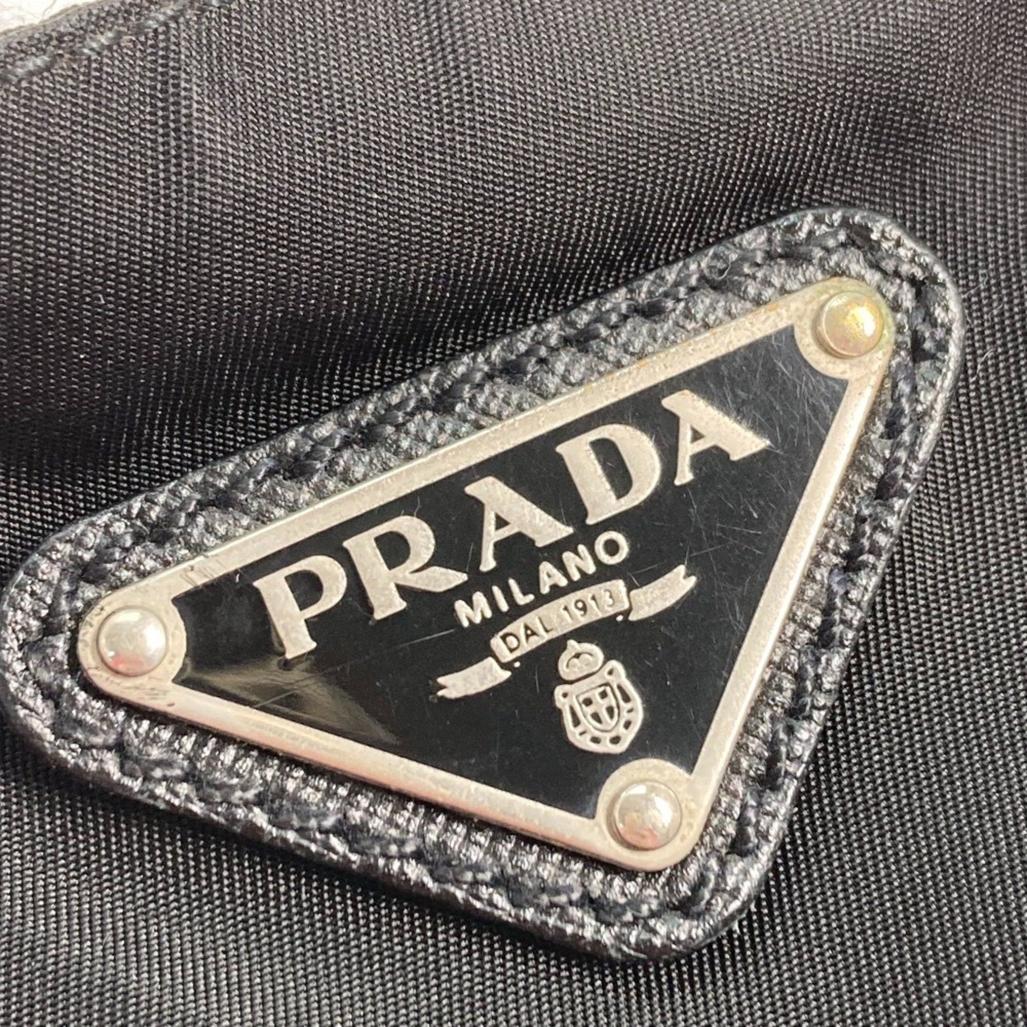 Prada PRADA Crossbody Pochette bag flat Shoulder Bag Black Size ONE SIZE - 11 Thumbnail