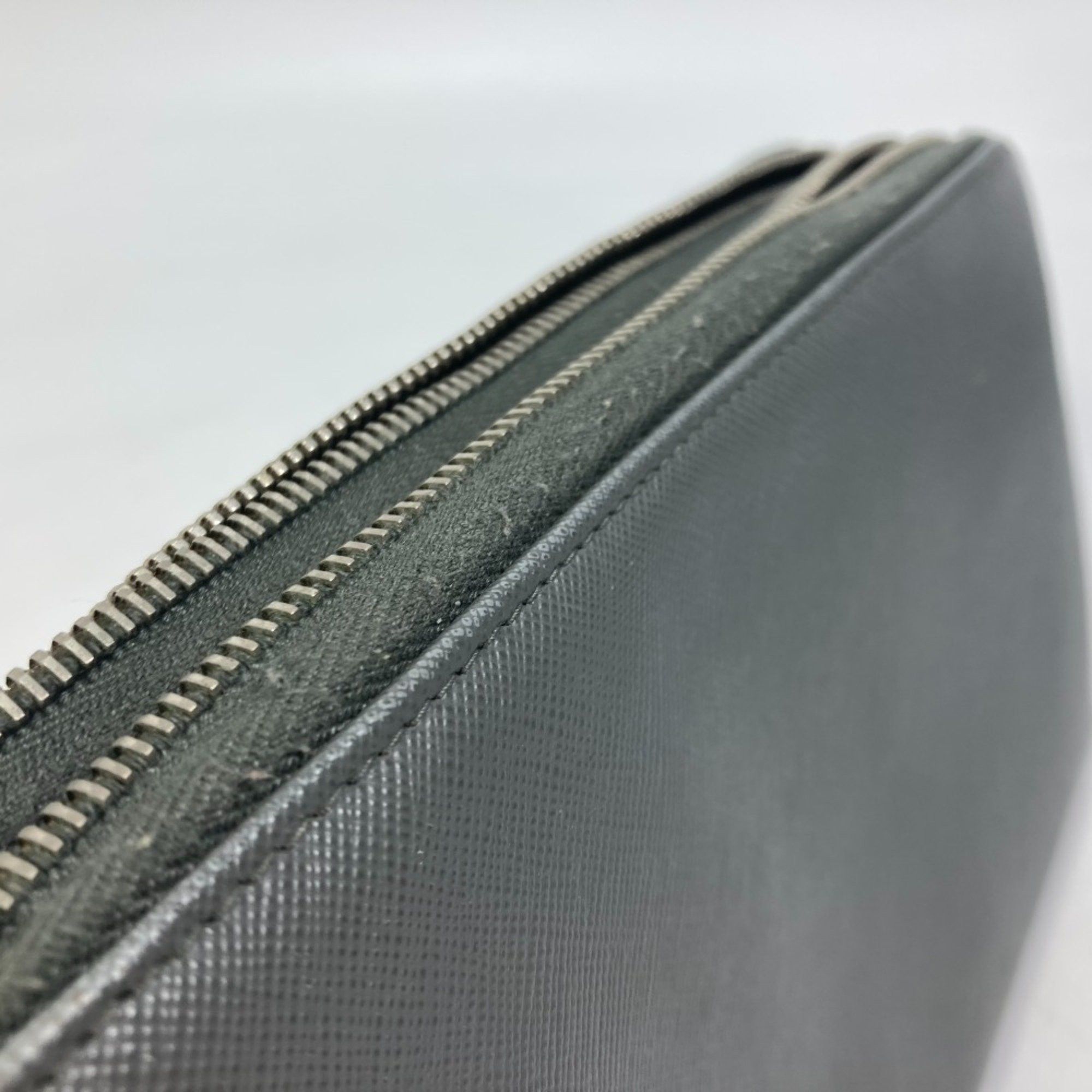 Prada PRADA organizer W zip long wallet Long Wallet gray Size ONE SIZE - 16 Thumbnail