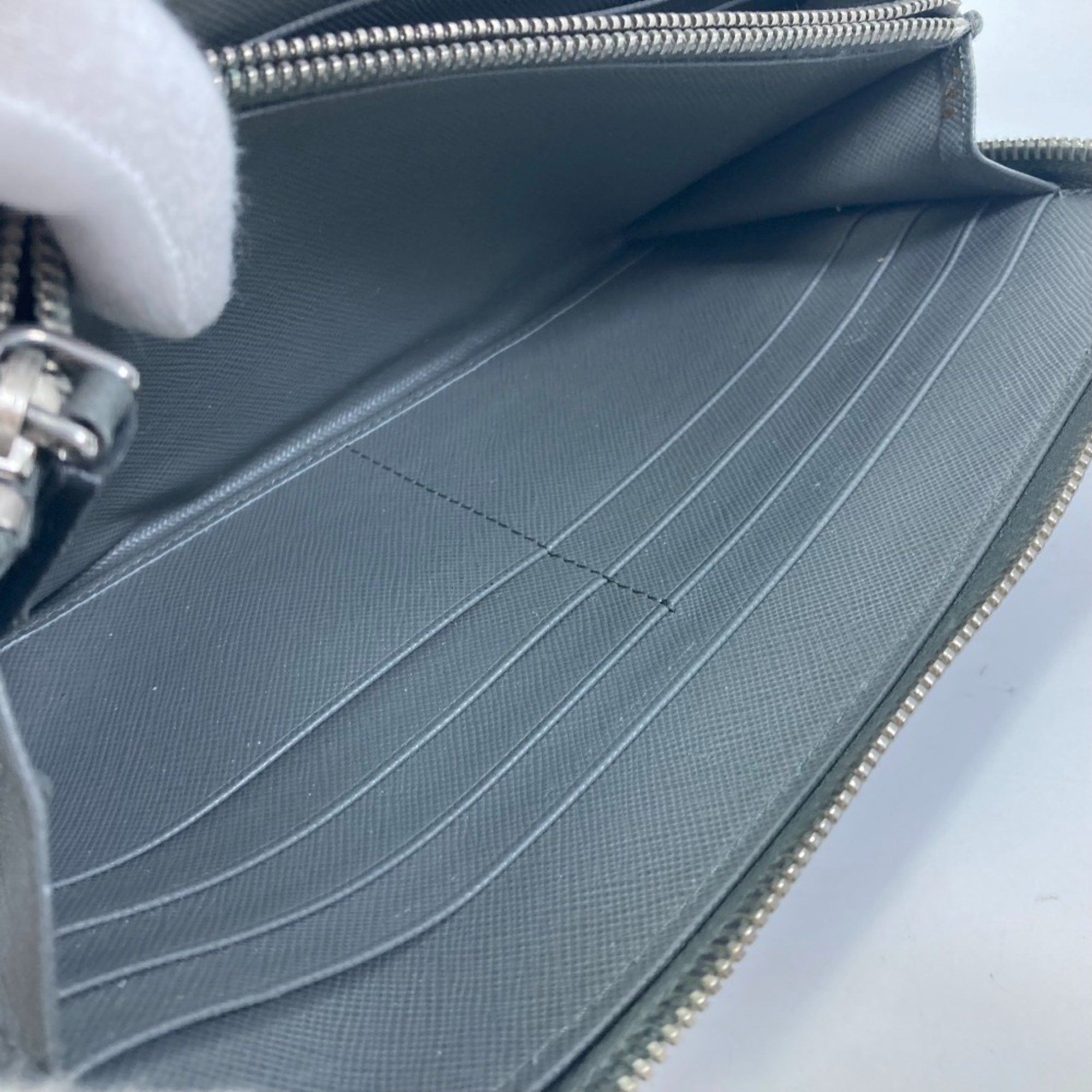 Prada PRADA organizer W zip long wallet Long Wallet gray Size ONE SIZE - 11 Thumbnail