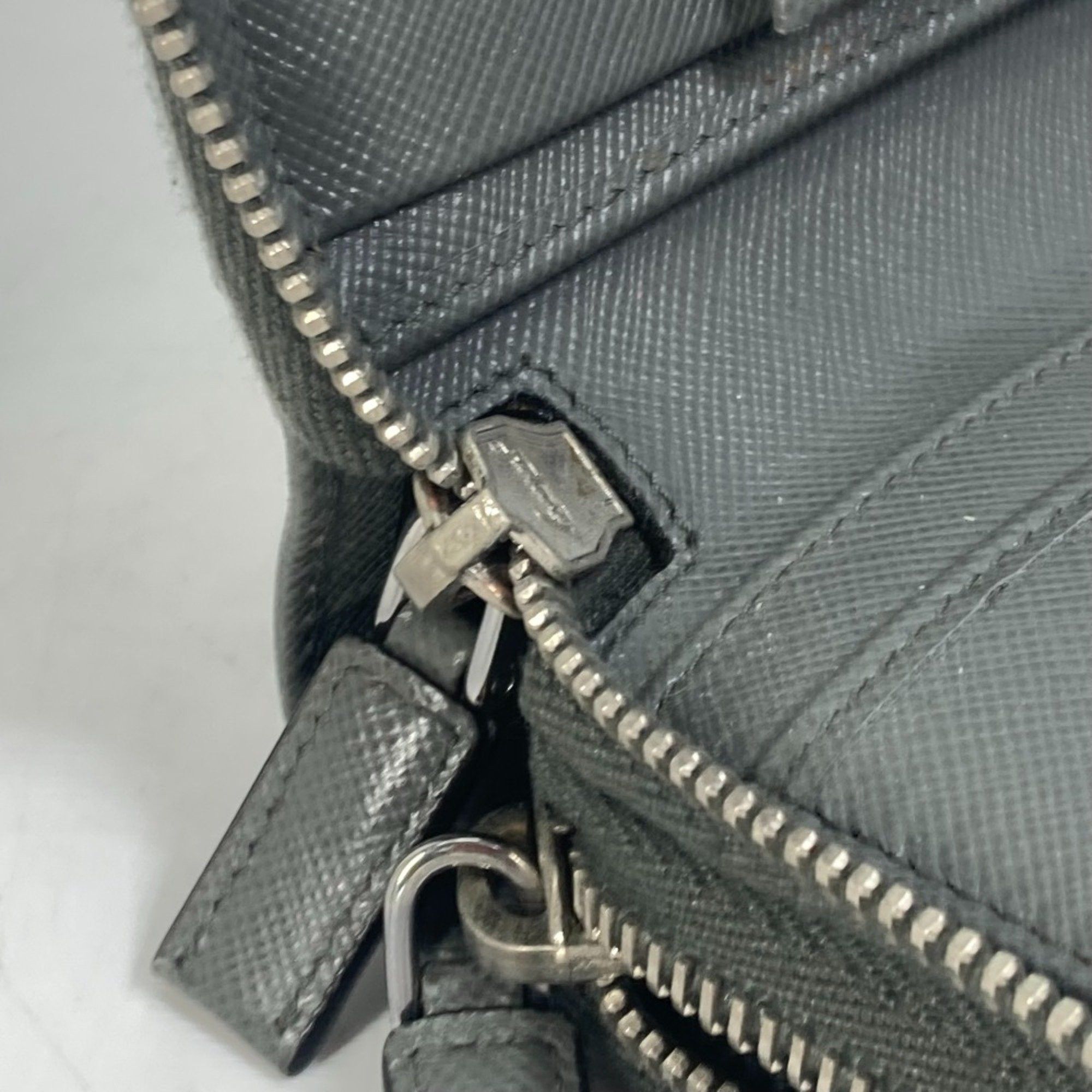 Prada PRADA organizer W zip long wallet Long Wallet gray Size ONE SIZE - 8 Thumbnail