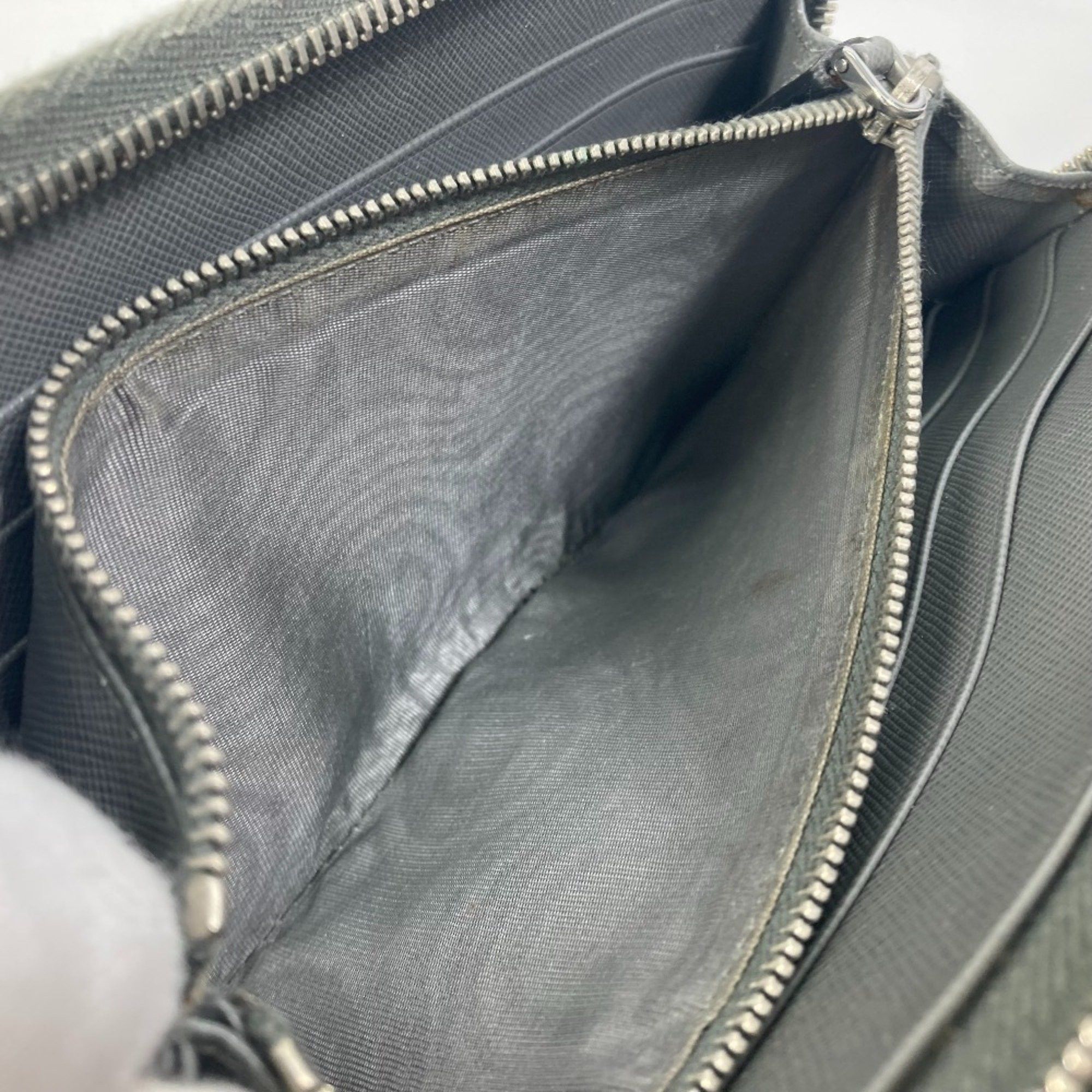 Prada PRADA organizer W zip long wallet Long Wallet gray Size ONE SIZE - 12 Thumbnail