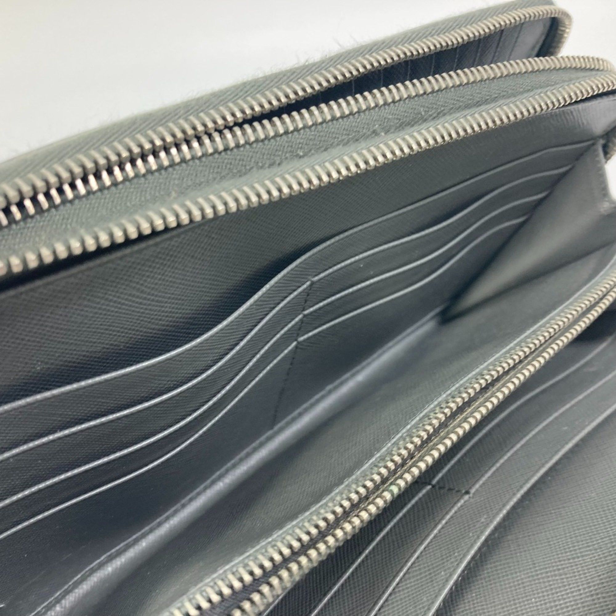 Prada PRADA organizer W zip long wallet Long Wallet gray Size ONE SIZE - 10 Thumbnail