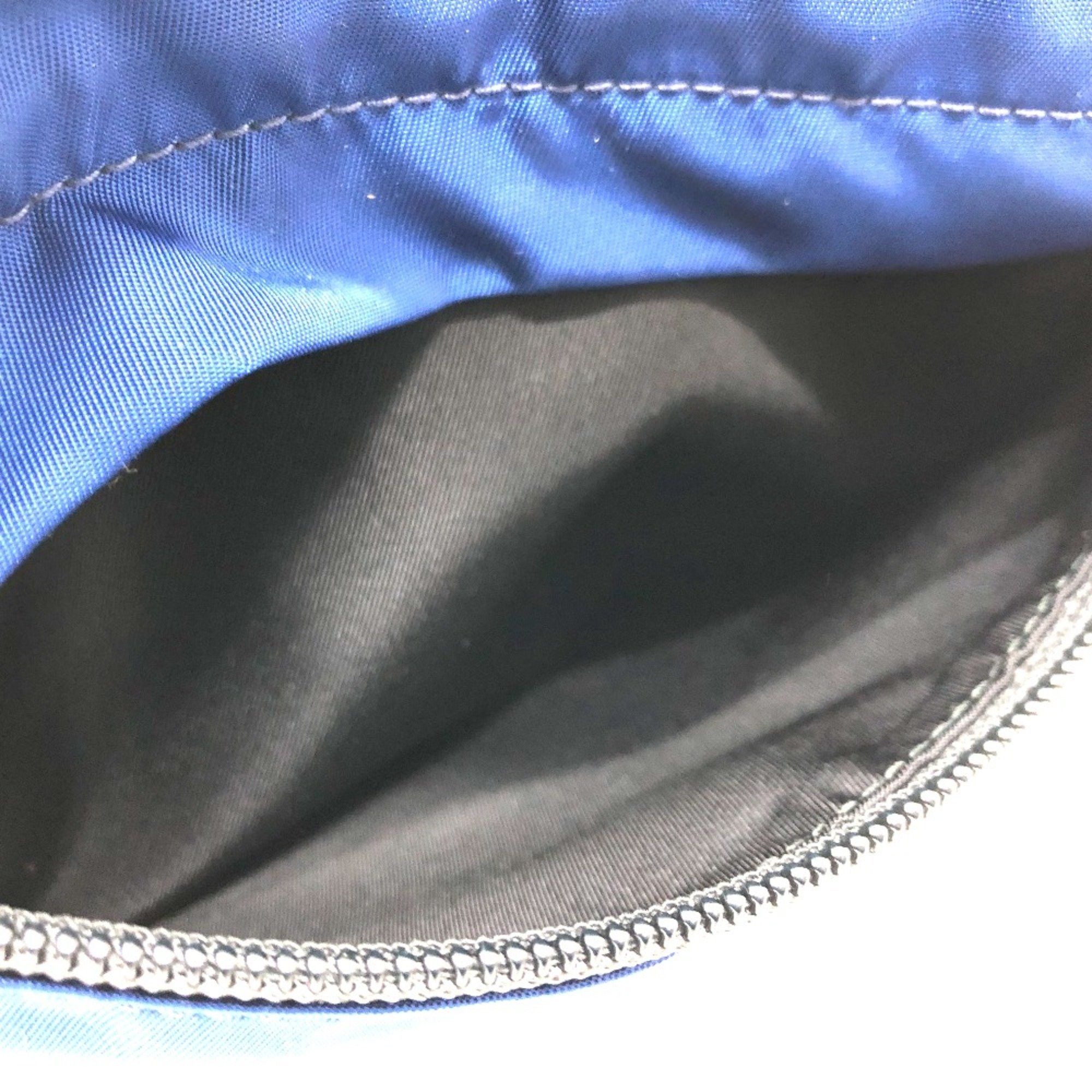 Prada PRADA 2VL001 Triangle logo Bag Waist Pouch blue SilverHardware Size ONE SIZE - 11 Thumbnail