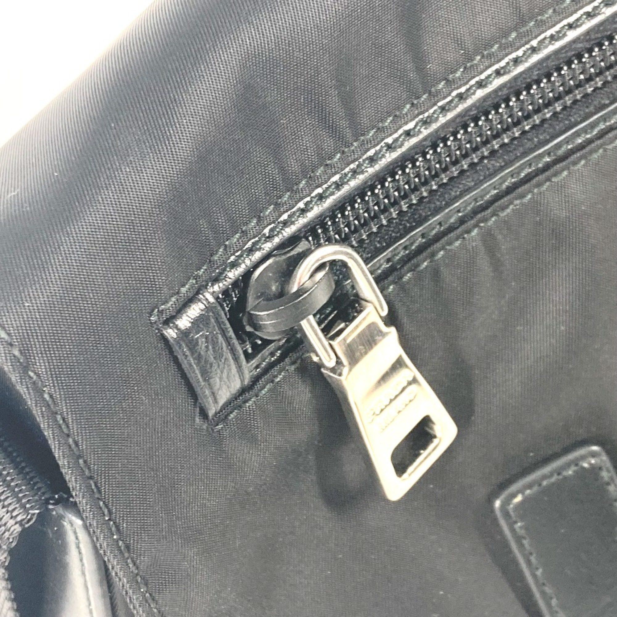 Prada PRADA BT0713 triangle logo triangle logo plate Crossbody bag Pochette Shoulder Bag Black Size ONE SIZE - 8 Thumbnail
