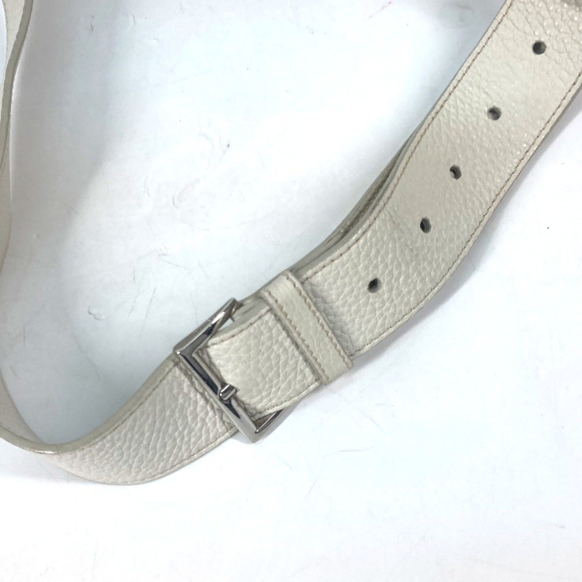Prada PRADA 2VZ098 triangle logo triangle logo shoulder bag body bag Off White White Size ONE SIZE - 6 Thumbnail