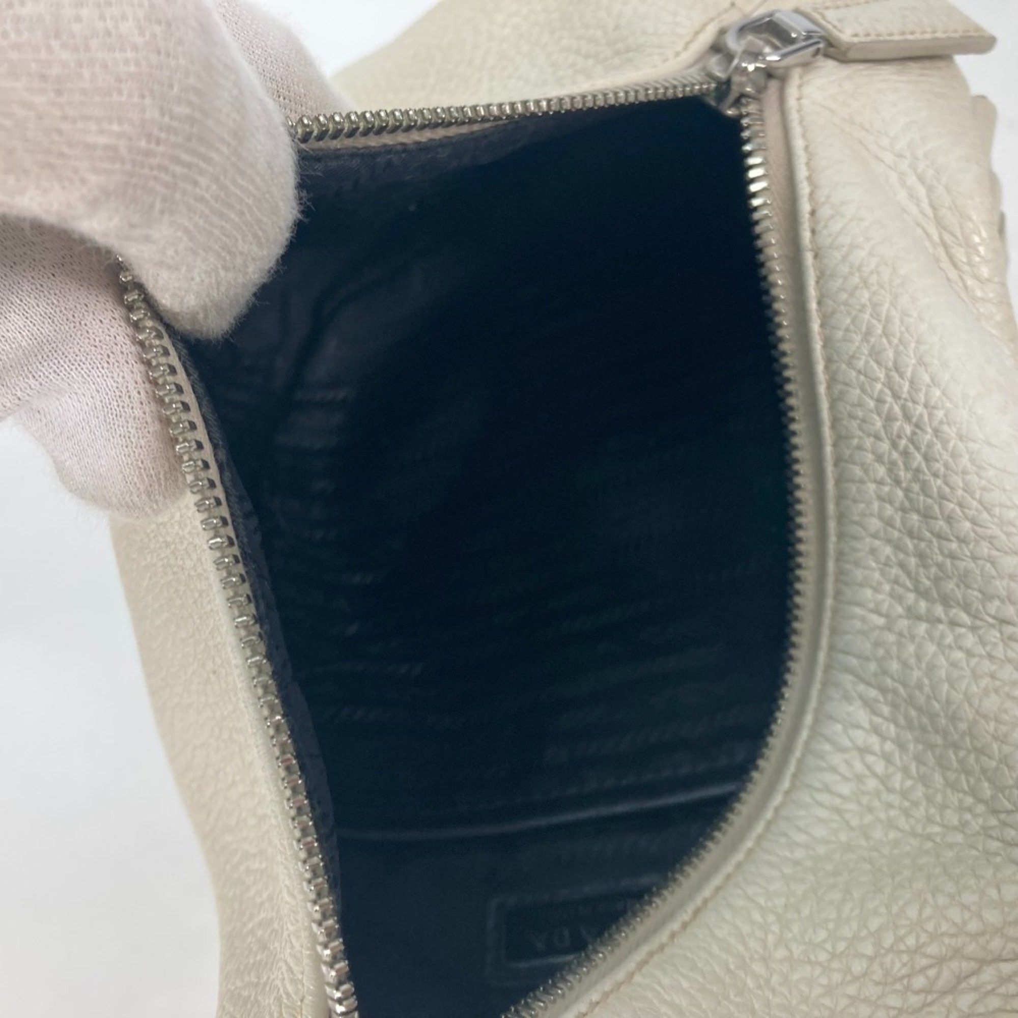 Prada PRADA 2VZ098 triangle logo triangle logo shoulder bag body bag Off White White Size ONE SIZE - 11 Thumbnail