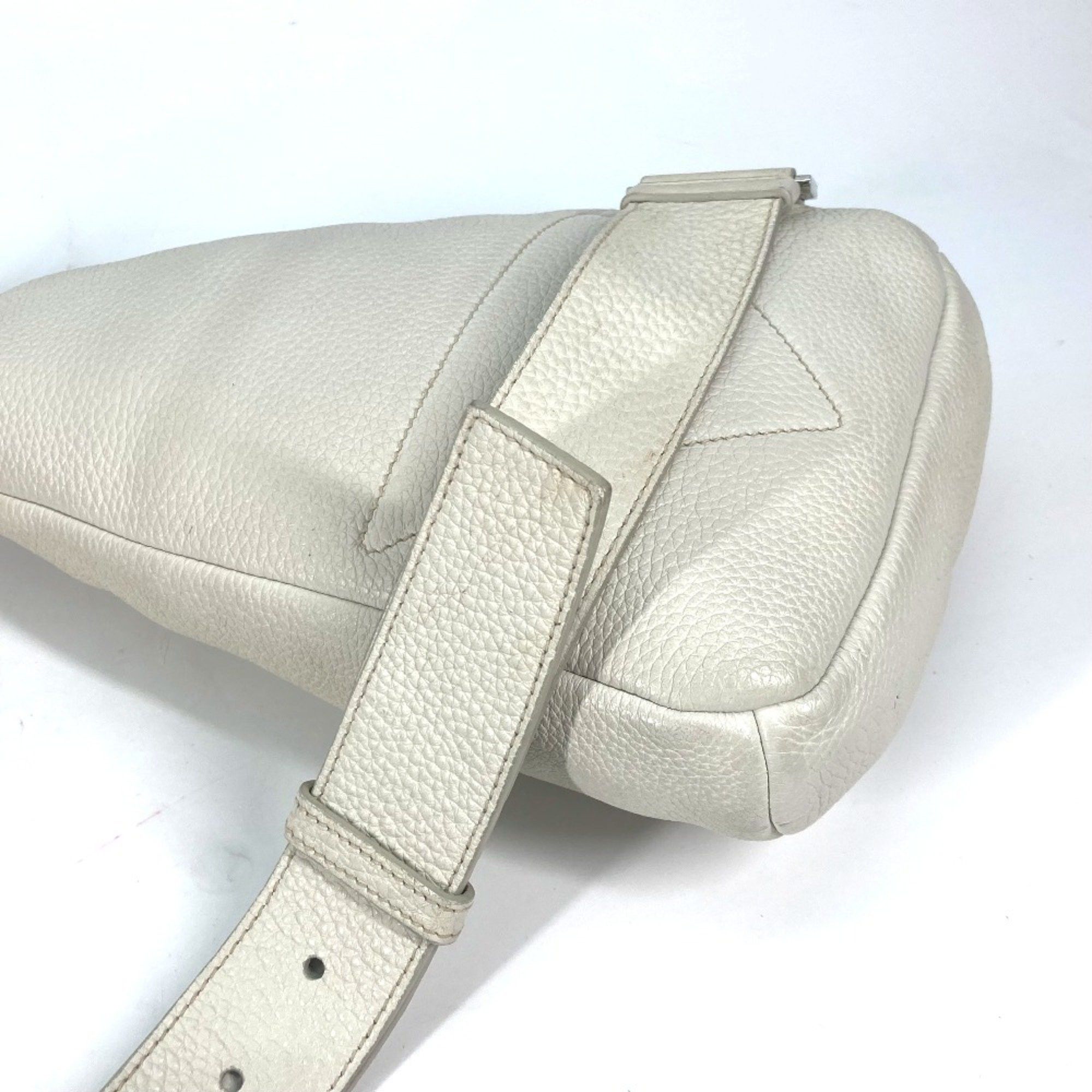 Prada PRADA 2VZ098 triangle logo triangle logo shoulder bag body bag Off White White Size ONE SIZE - 5 Thumbnail