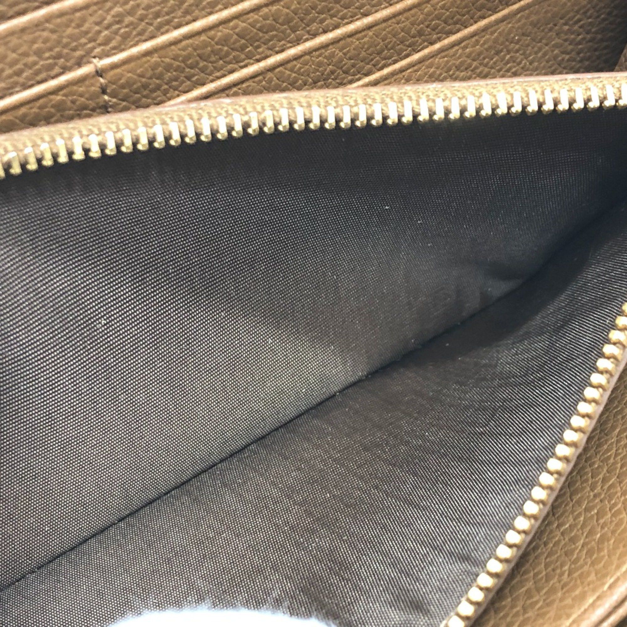 Prada PRADA 1M0506 Zip Around Long Wallet Brown GoldHardware Size ONE SIZE - 11 Thumbnail