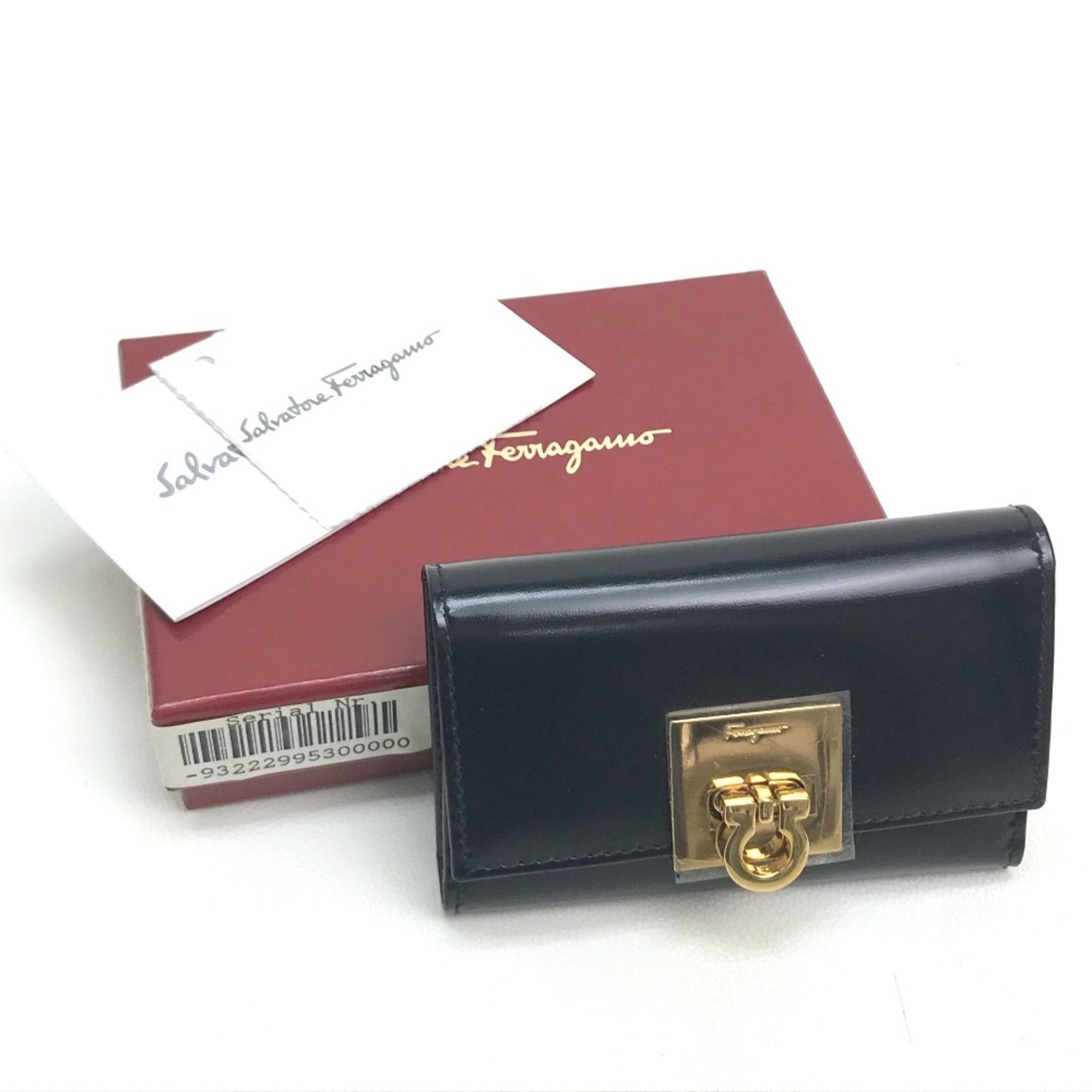 Salvatore Ferragamo Salvatore Ferragamo Key Case Black GoldHardware Size ONE SIZE - 8 Thumbnail