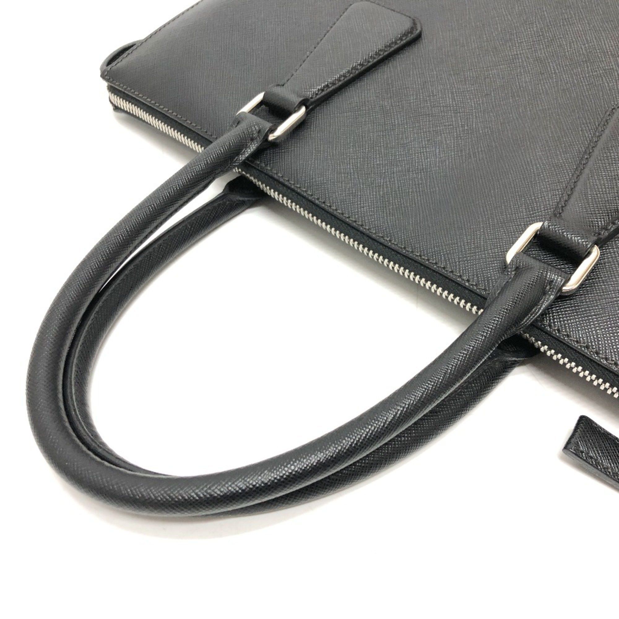 Prada PRADA 2VG079 logo bag handbag Tote Bag Black SilverHardware Size ONE SIZE - 6 Thumbnail