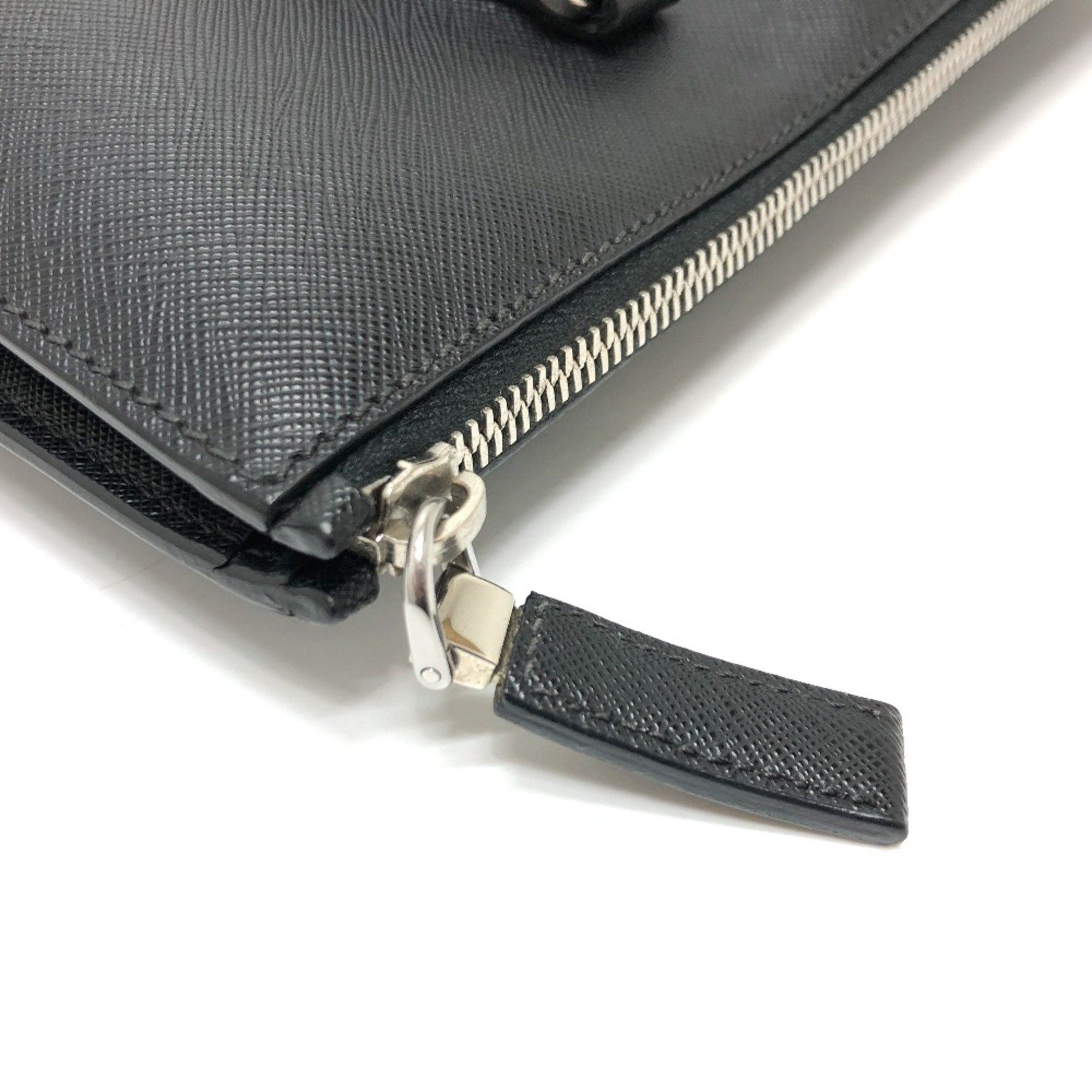 Prada PRADA 2VG079 logo bag handbag Tote Bag Black SilverHardware Size ONE SIZE - 7 Thumbnail