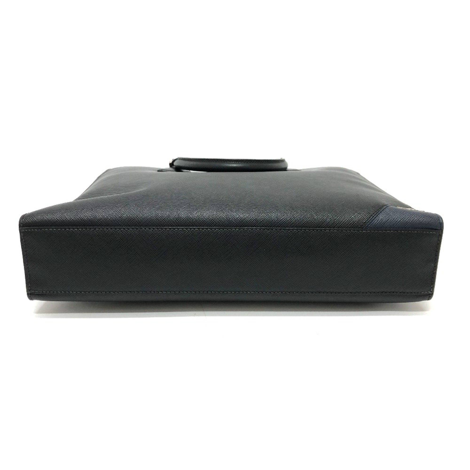 Prada PRADA 2VG079 logo bag handbag Tote Bag Black SilverHardware Size ONE SIZE - 4 Thumbnail
