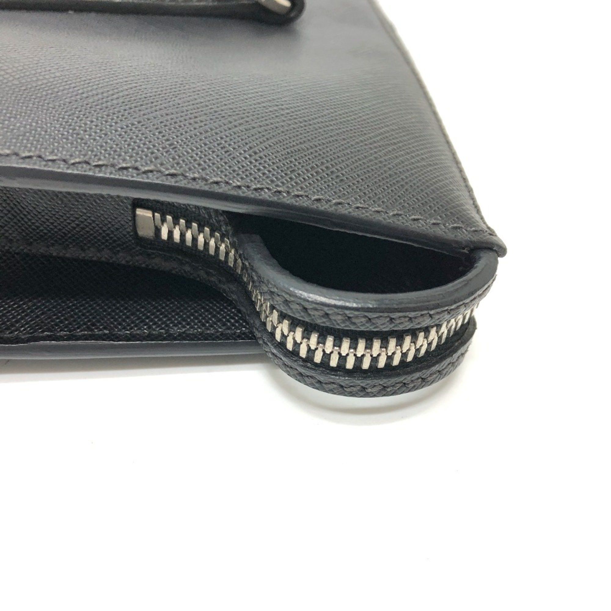 Prada PRADA 2VG079 logo bag handbag Tote Bag Black SilverHardware Size ONE SIZE - 14 Thumbnail