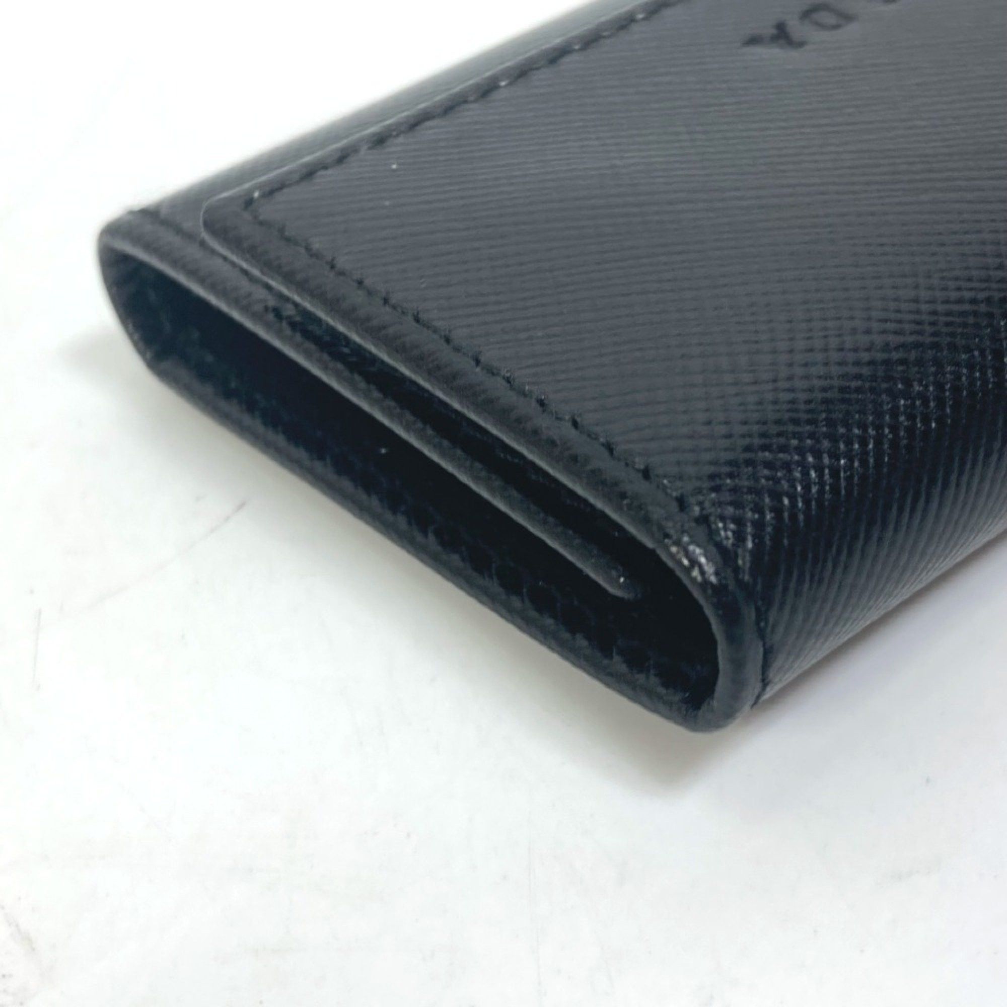 Prada PRADA M25U key 6-Ring Key Case Black Size ONE SIZE - 6 Thumbnail