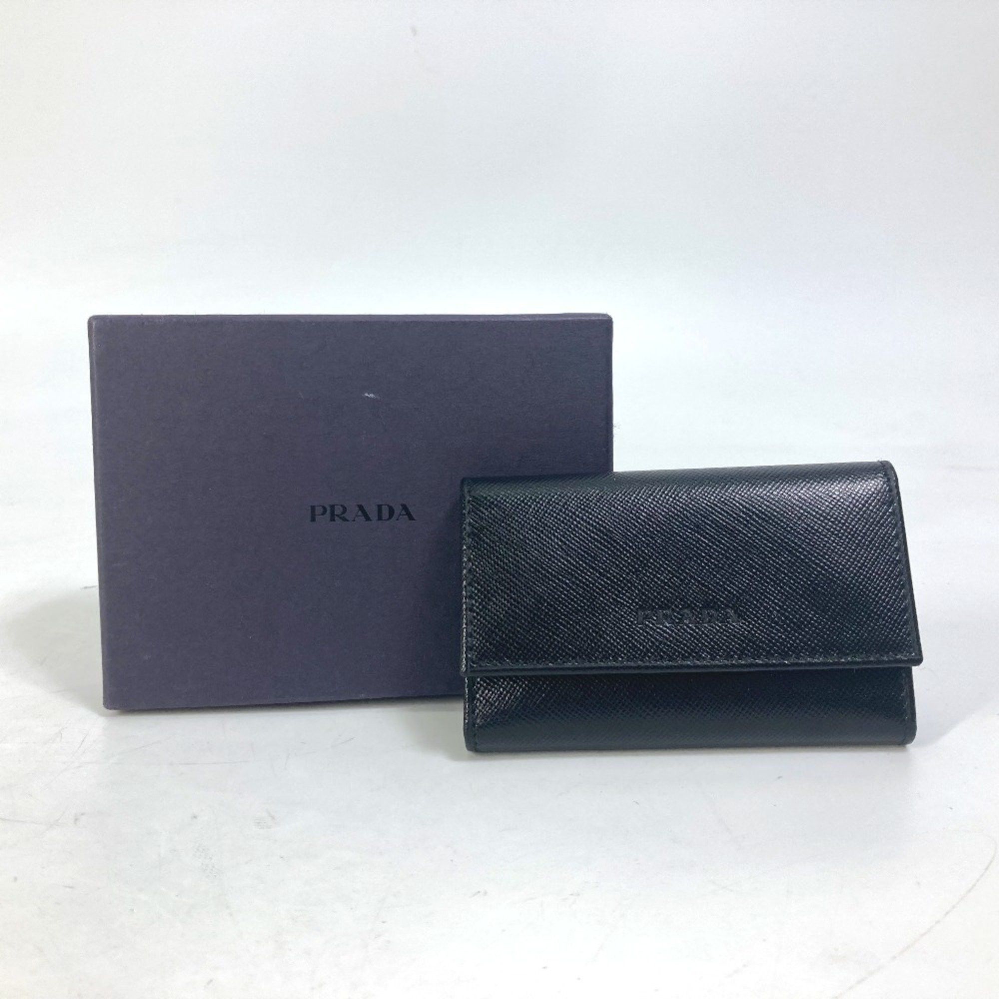 Prada PRADA M25U key 6-Ring Key Case Black Size ONE SIZE - 12 Thumbnail