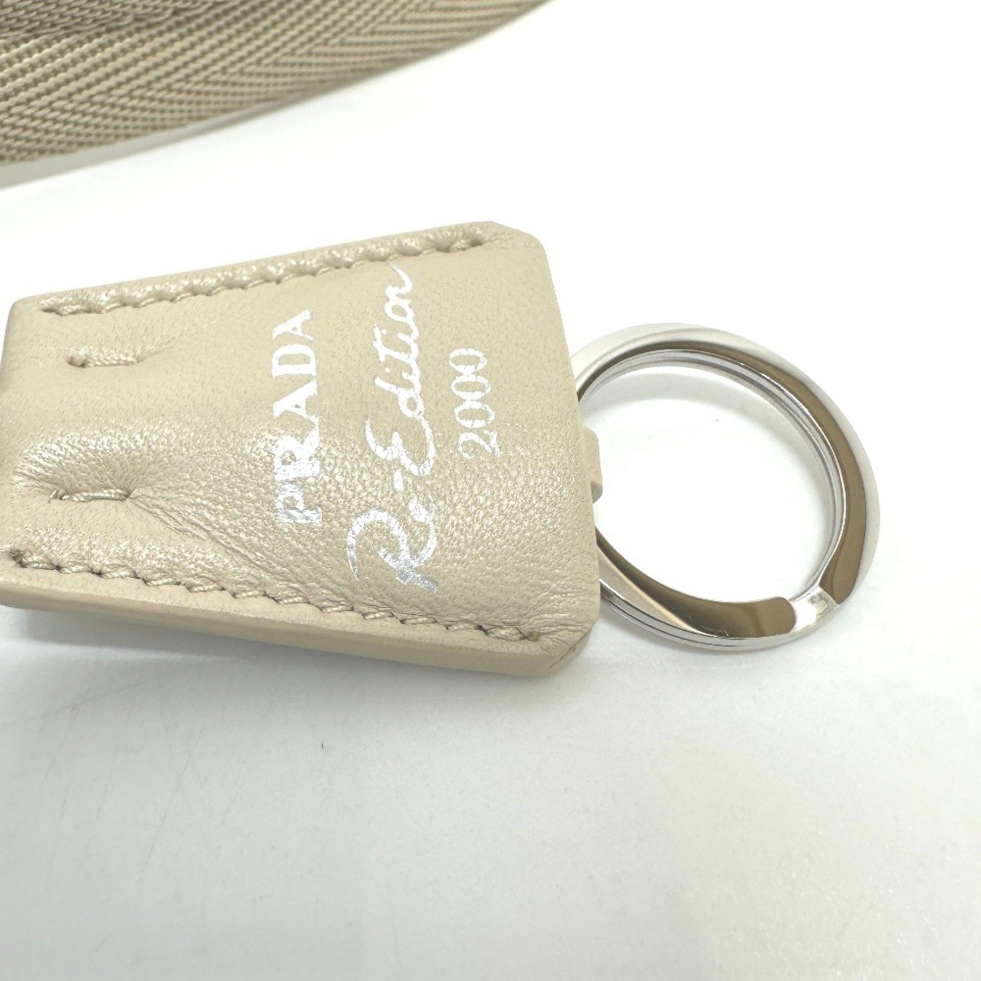 Prada PRADA 1NE515 Fur Bag Shoulder Bag Bag Hand Bag Beige SilverHardware Size ONE SIZE - 8 Thumbnail