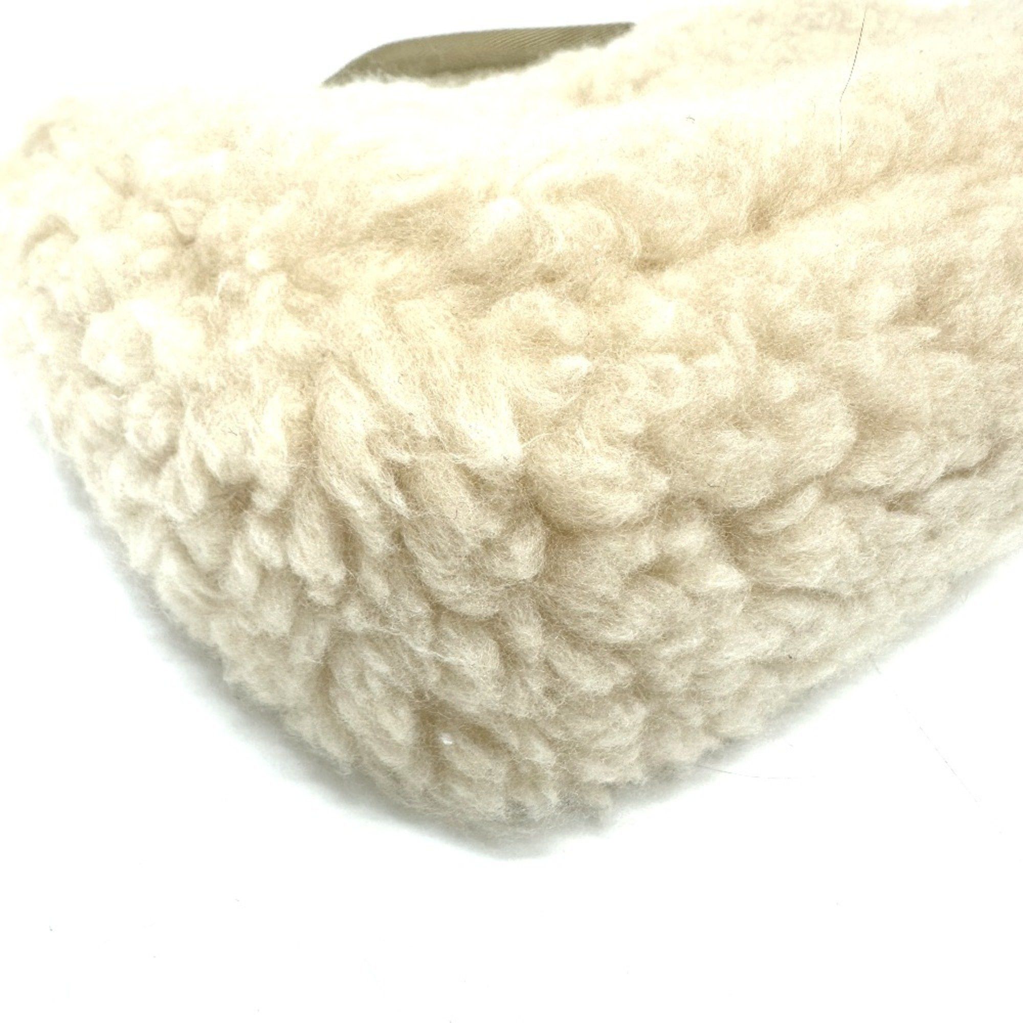 Prada PRADA 1NE515 Fur Bag Shoulder Bag Bag Hand Bag Beige SilverHardware Size ONE SIZE - 5 Thumbnail