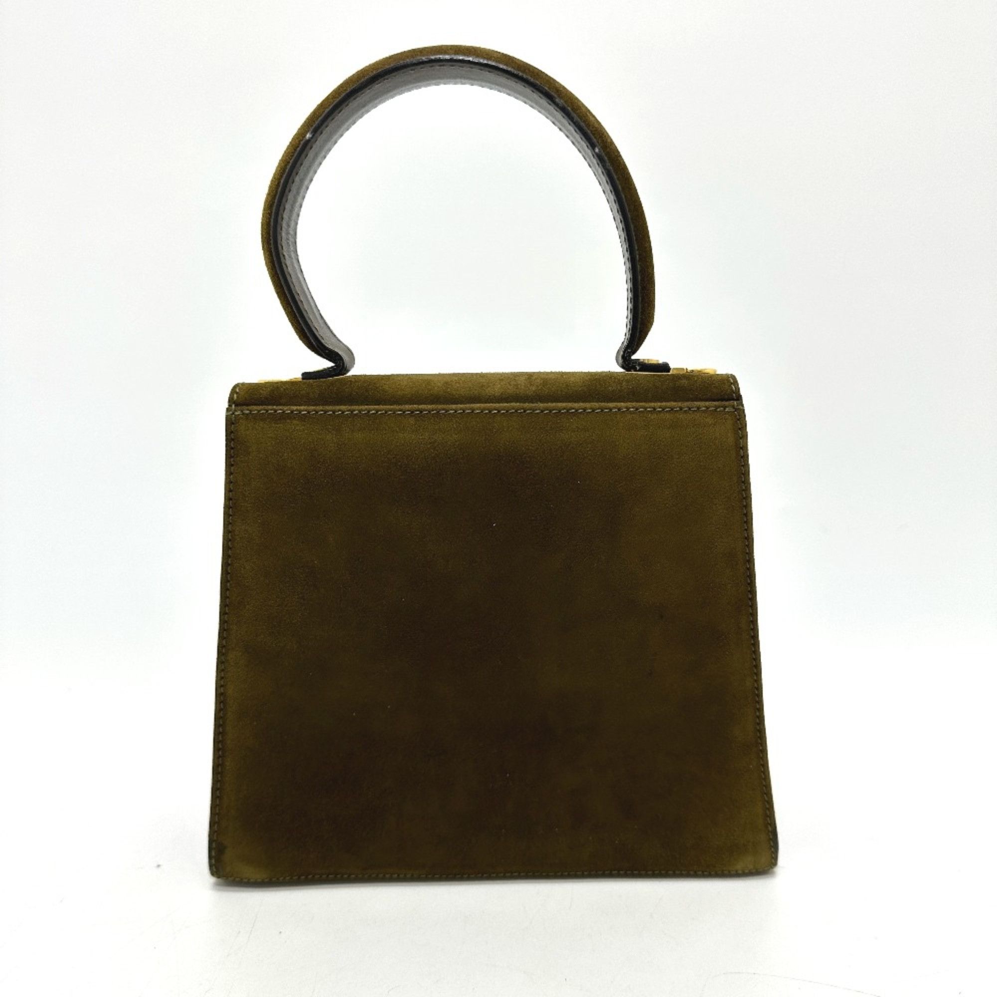 Salvatore Ferragamo Salvatore Ferragamo Gancini Hand Bag Brown GoldHardware Size ONE SIZE - 2 Thumbnail