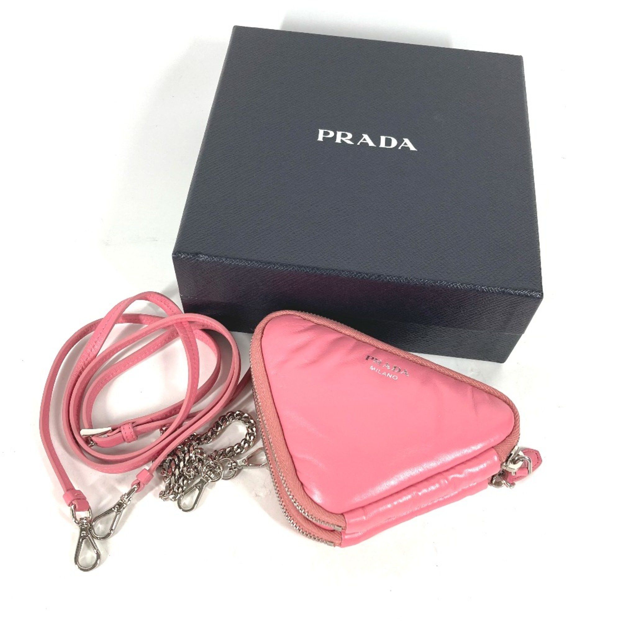 Prada PRADA Chain Crossbody 3WAY Pochette Shoulder Bag pink Size ONE SIZE - 4 Thumbnail