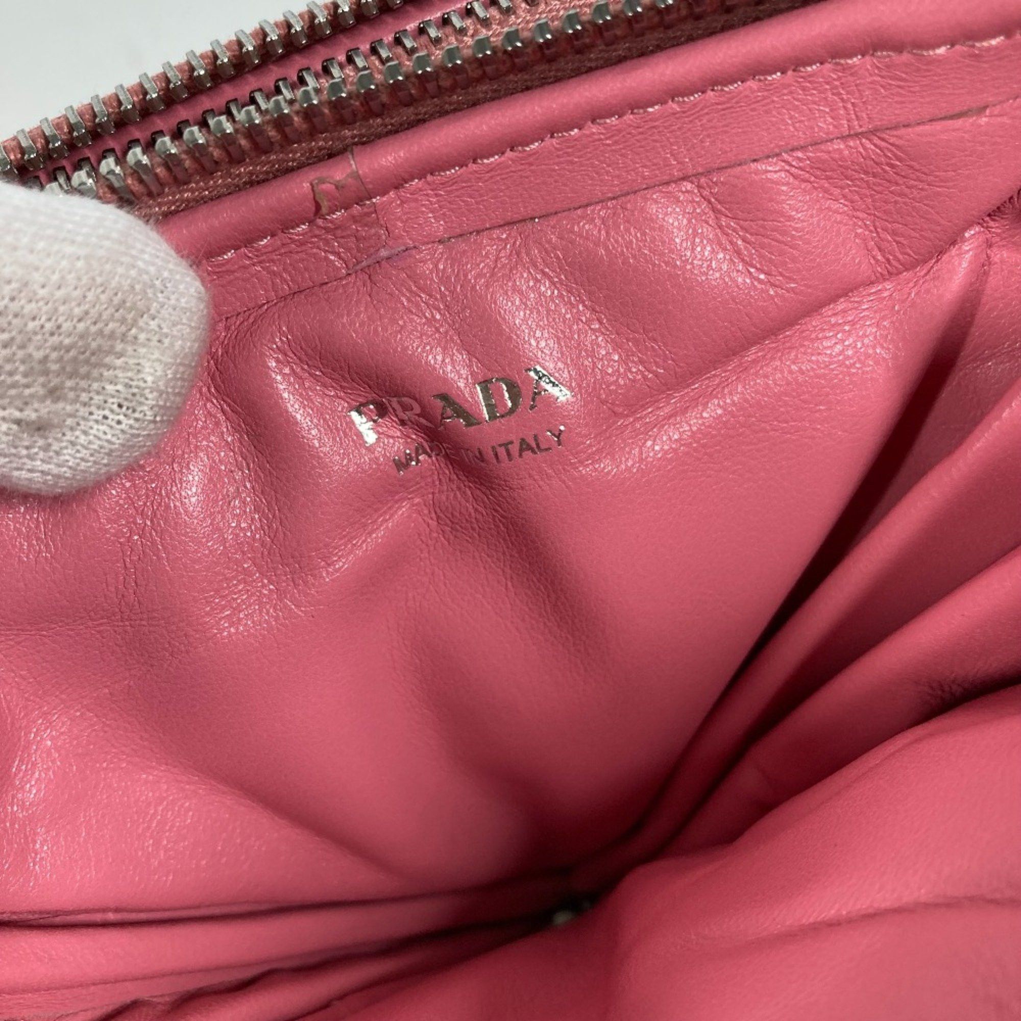 Prada PRADA Chain Crossbody 3WAY Pochette Shoulder Bag pink Size ONE SIZE - 11 Thumbnail