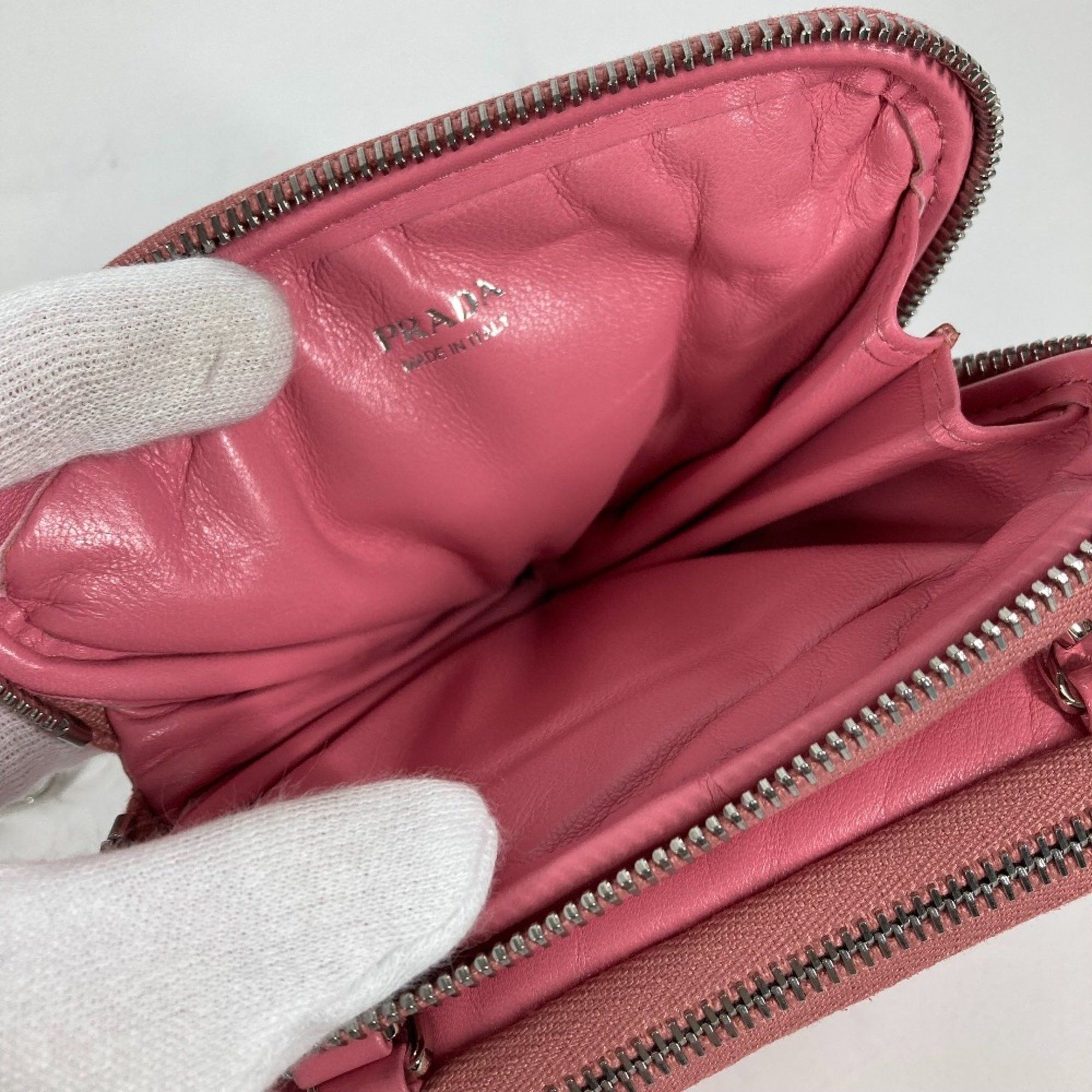 Prada PRADA Chain Crossbody 3WAY Pochette Shoulder Bag pink Size ONE SIZE - 9 Thumbnail