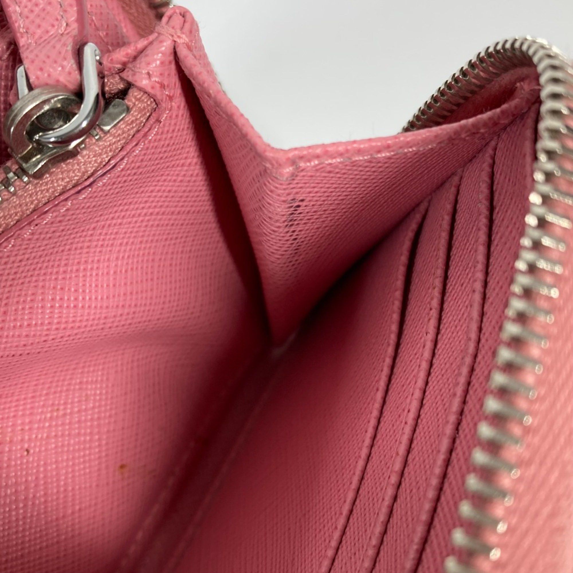 Prada PRADA Long wallet Zip Around Long Wallet pink Size ONE SIZE - 15 Thumbnail