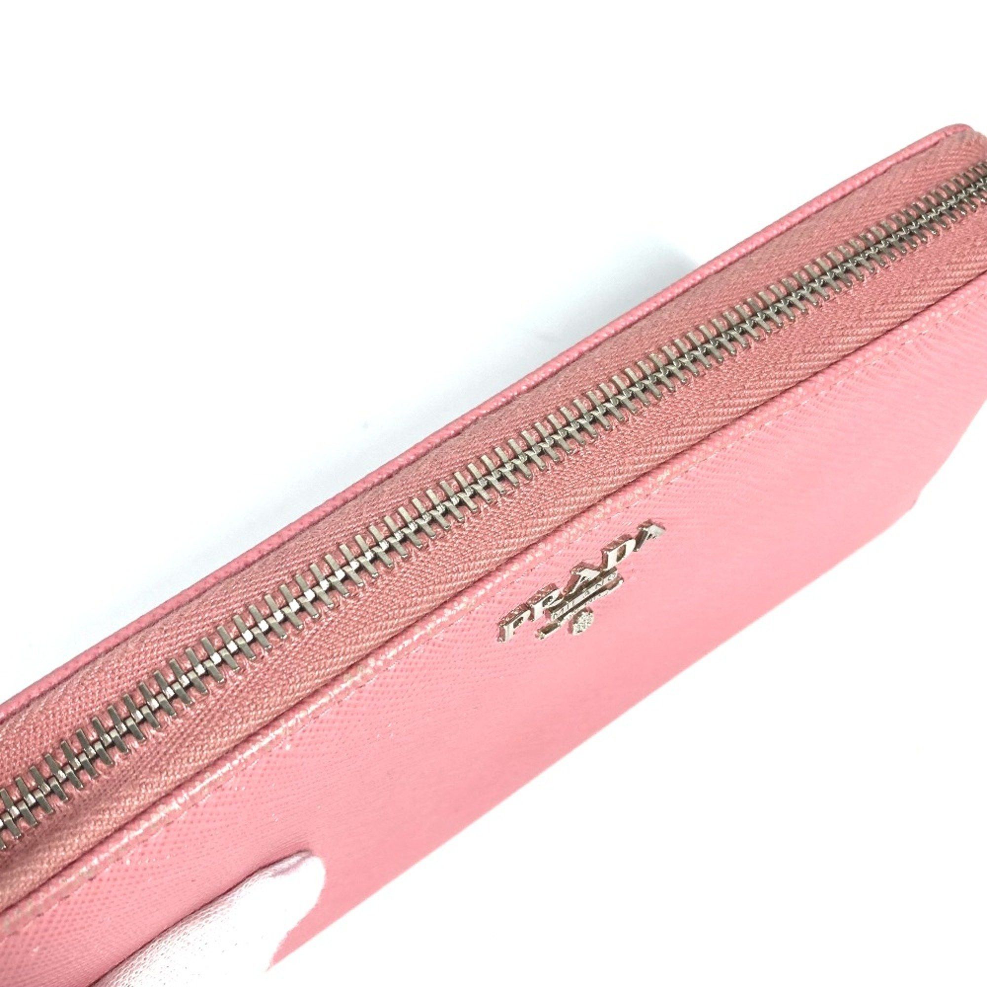 Prada PRADA Long wallet Zip Around Long Wallet pink Size ONE SIZE - 8 Thumbnail