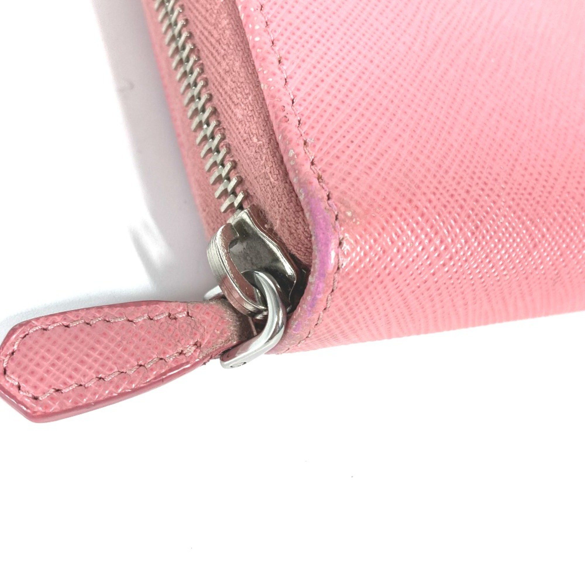 Prada PRADA Long wallet Zip Around Long Wallet pink Size ONE SIZE - 7 Thumbnail
