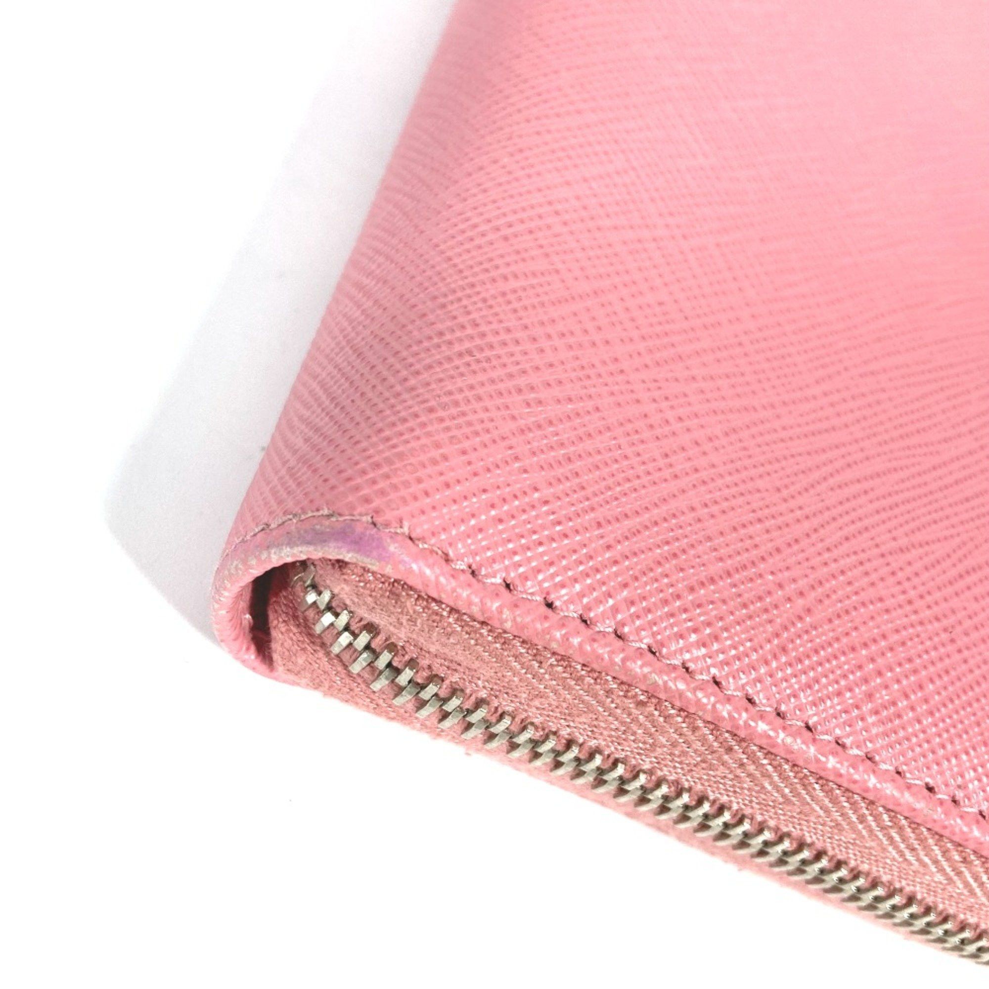 Prada PRADA Long wallet Zip Around Long Wallet pink Size ONE SIZE - 5 Thumbnail
