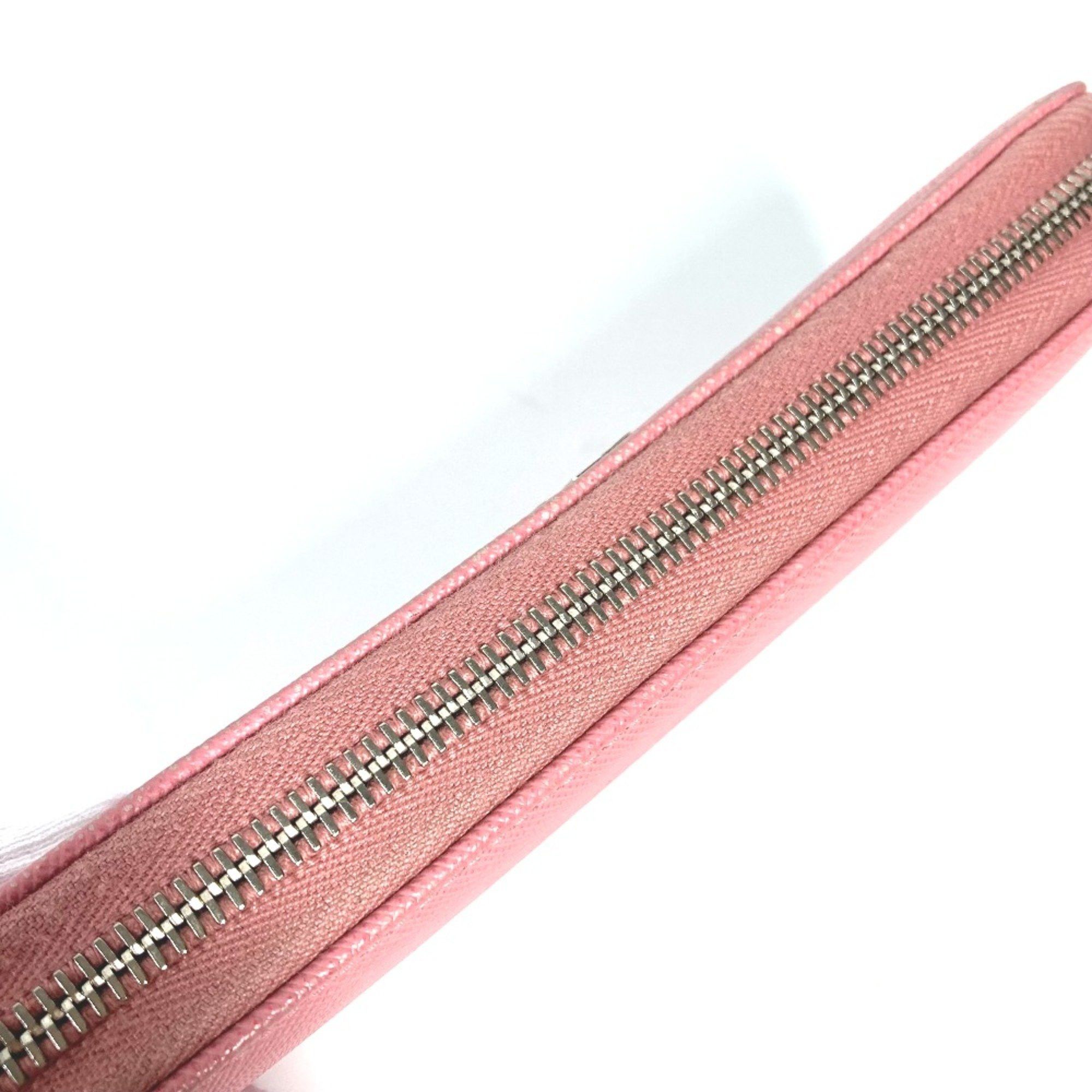 Prada PRADA Long wallet Zip Around Long Wallet pink Size ONE SIZE - 3 Thumbnail