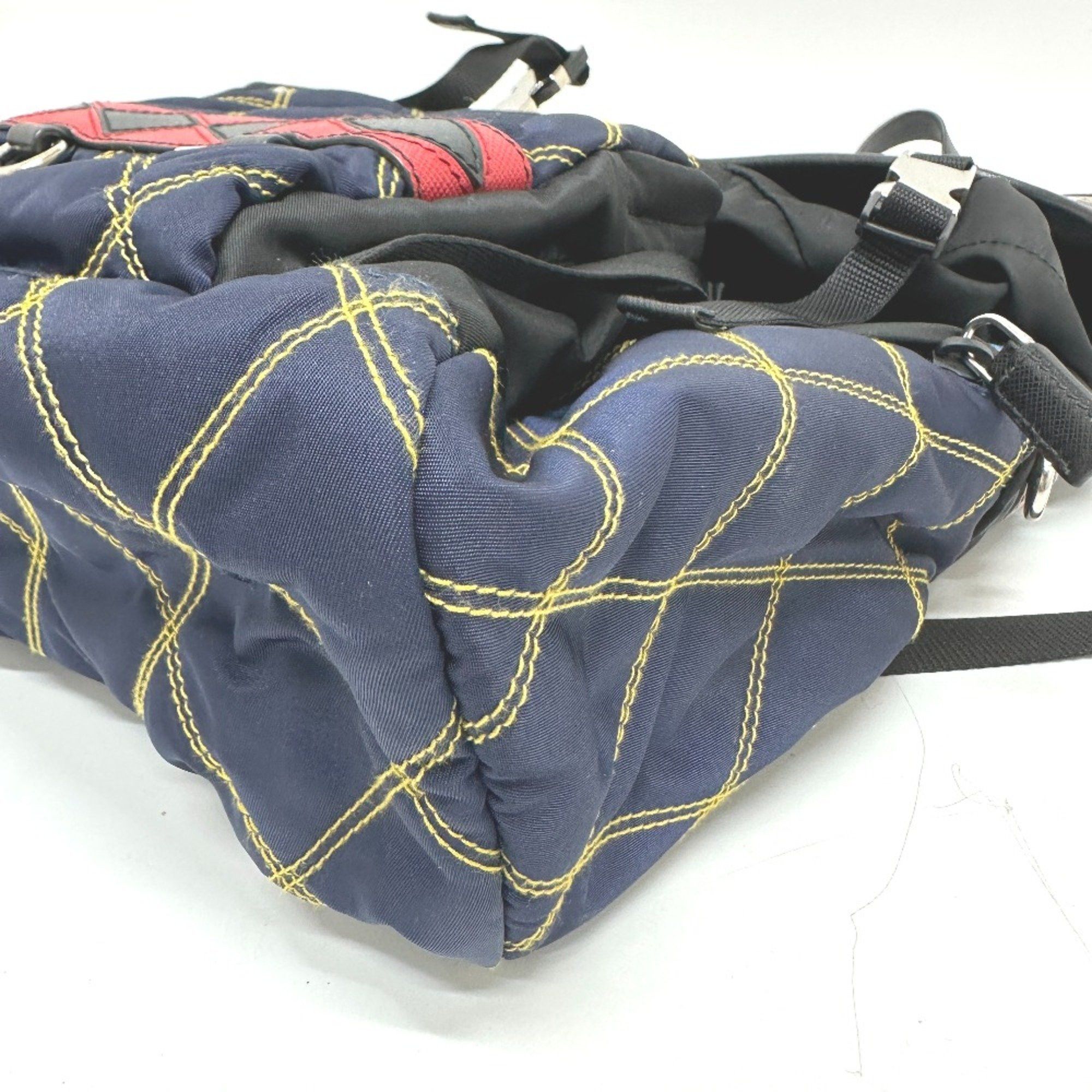 Prada PRADA Quilted Multi backpack bag Backpack Multicolore SilverHardware Size ONE SIZE - 4 Thumbnail