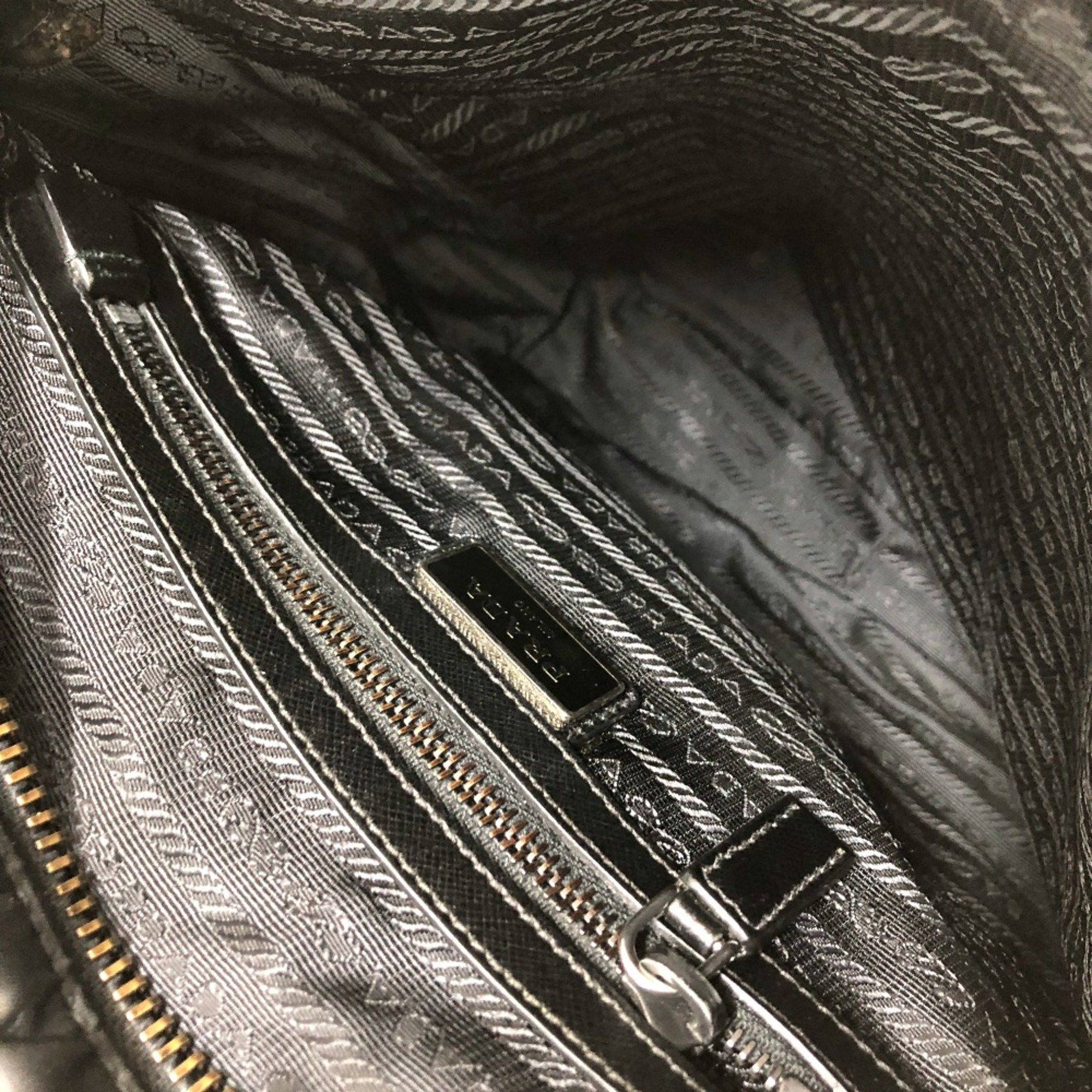 Prada PRADA 2VH002 Crossbody bag Shoulder Bag NERO Black SilverHardware Size ONE SIZE - 10 Thumbnail