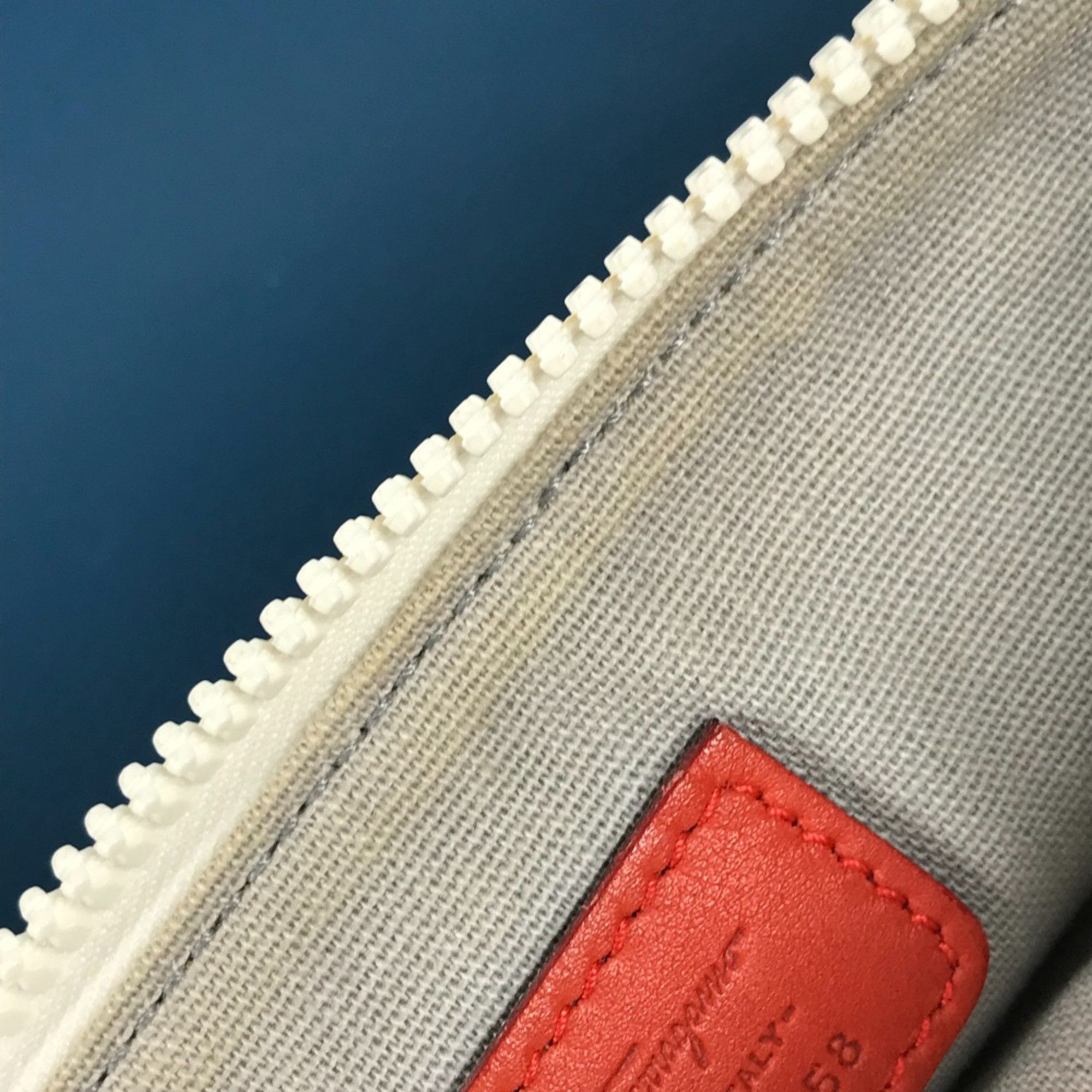 Salvatore Ferragamo Salvatore Ferragamo bag pouch Clutch bag blue Orange Based Size ONE SIZE - 14 Thumbnail