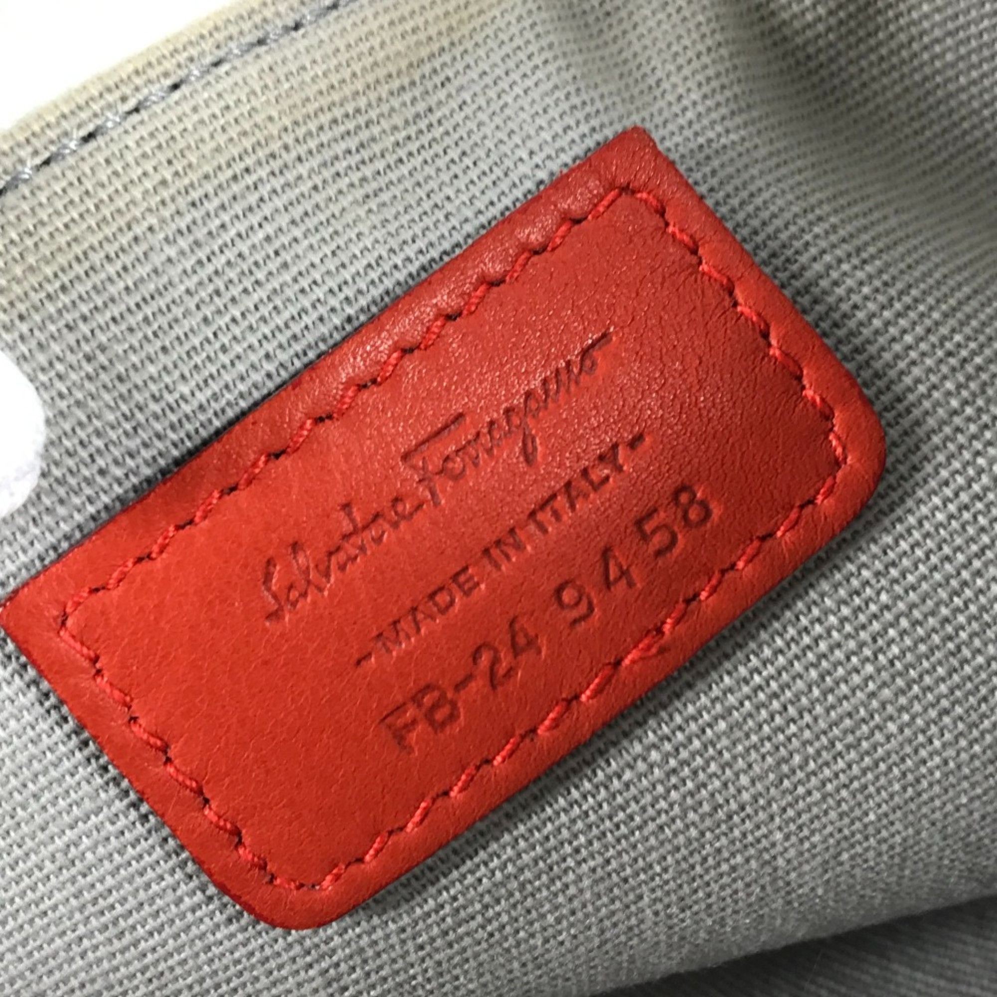 Salvatore Ferragamo Salvatore Ferragamo bag pouch Clutch bag blue Orange Based Size ONE SIZE - 12 Thumbnail