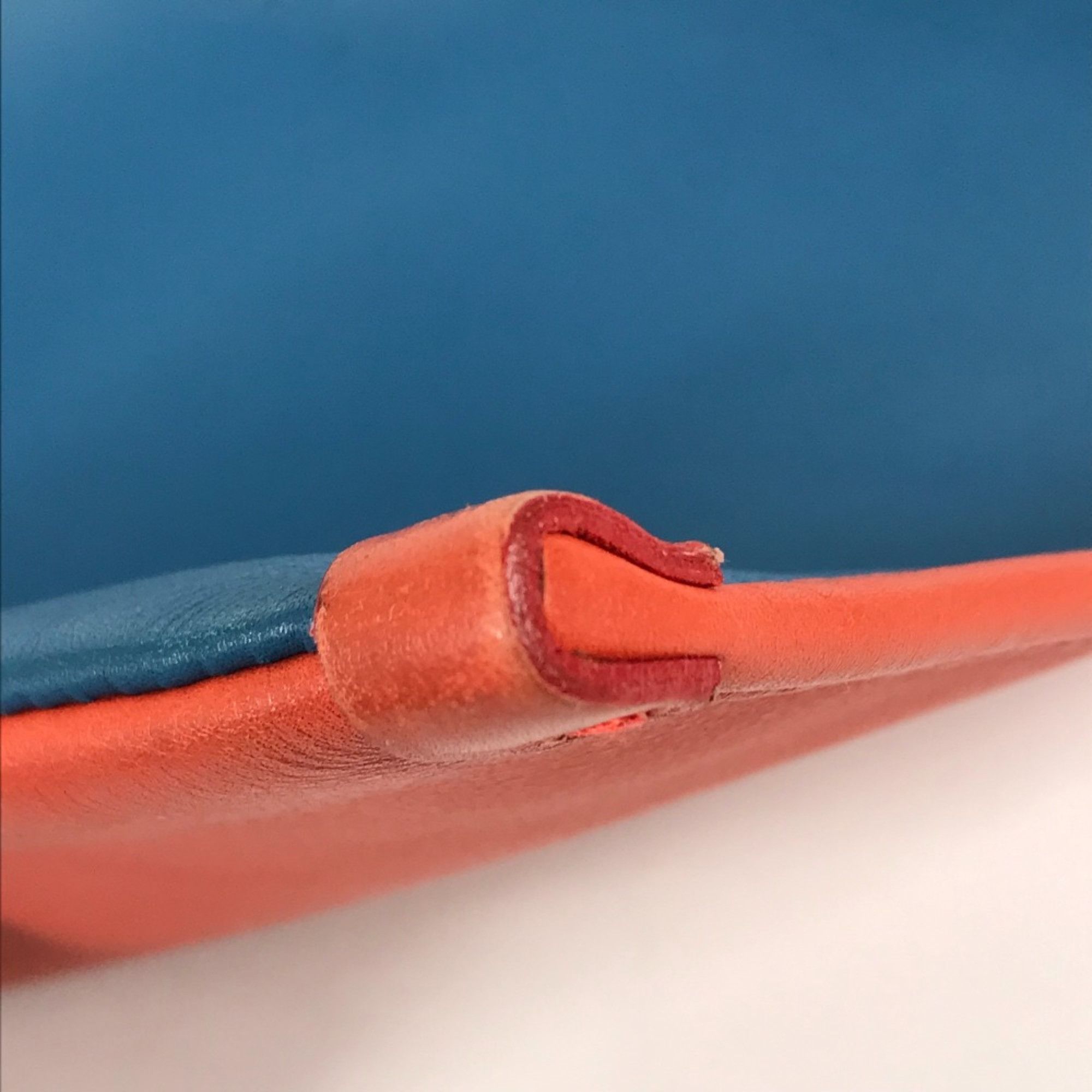 Salvatore Ferragamo Salvatore Ferragamo bag pouch Clutch bag blue Orange Based Size ONE SIZE - 5 Thumbnail