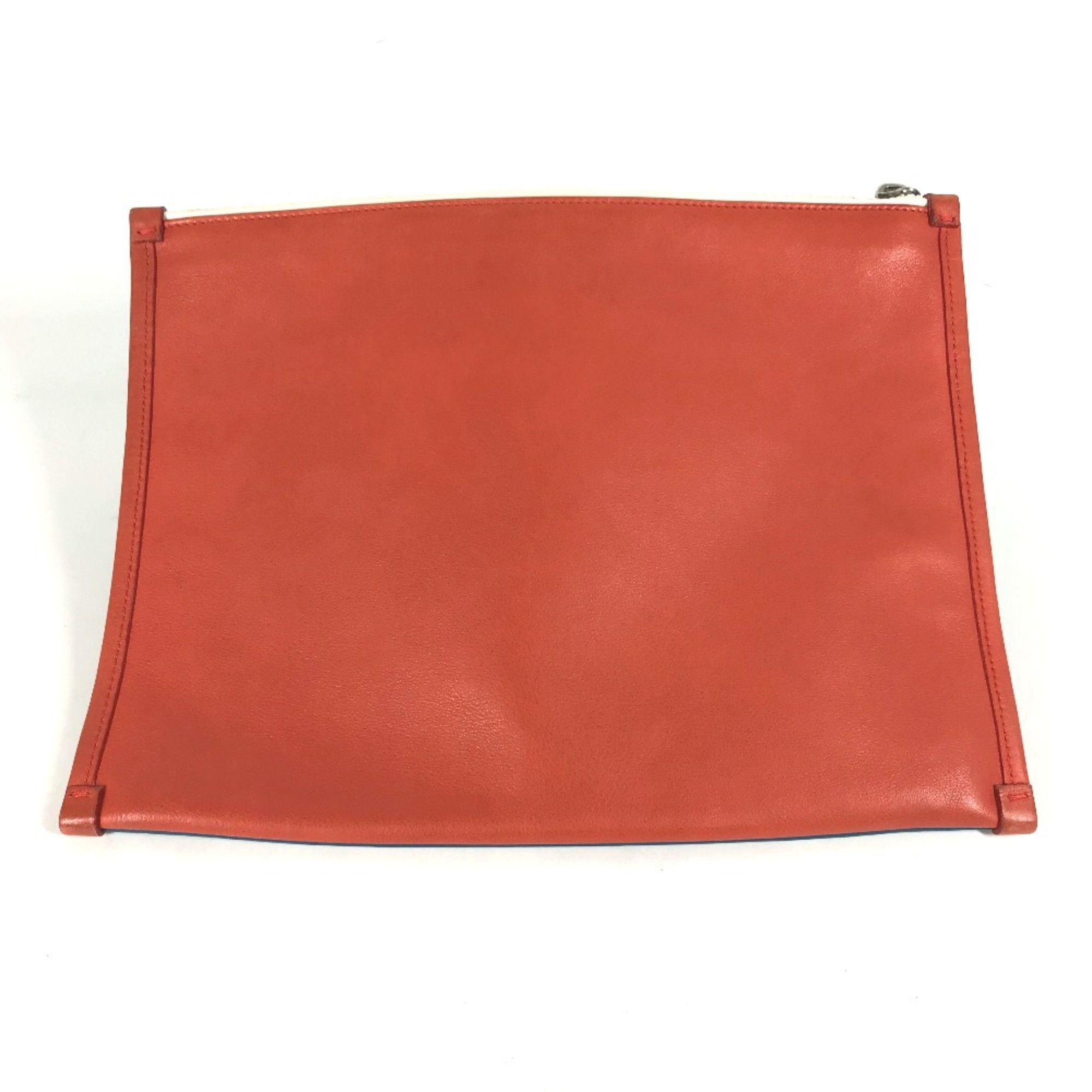 Salvatore Ferragamo Salvatore Ferragamo bag pouch Clutch bag blue Orange Based Size ONE SIZE - 7 Thumbnail