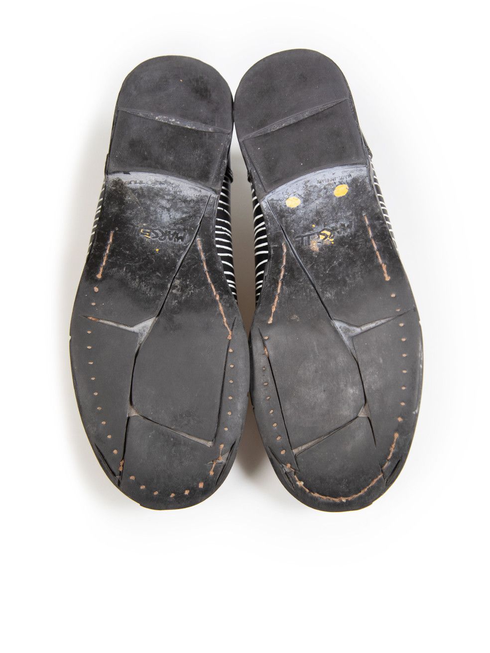 Marsell Black Leather Graffiti Printed Shoes Size US 6.5 / IT 36.5 - 4 Thumbnail