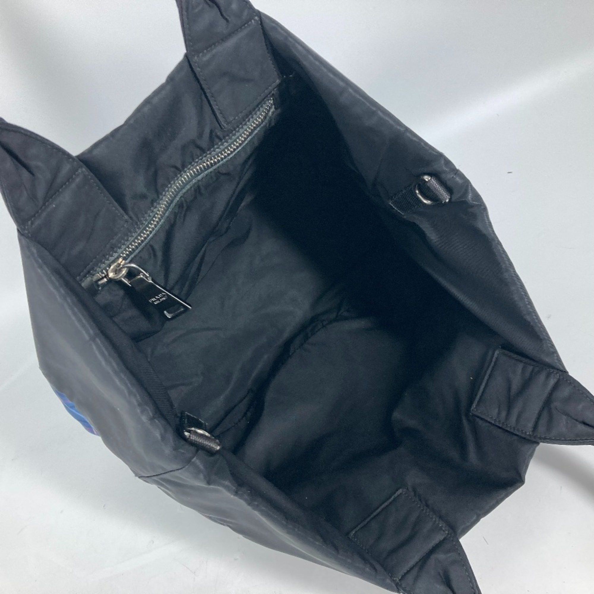 Prada PRADA check Tote Bag Shoulder Bag Black Blue x Green Size ONE SIZE - 15 Thumbnail