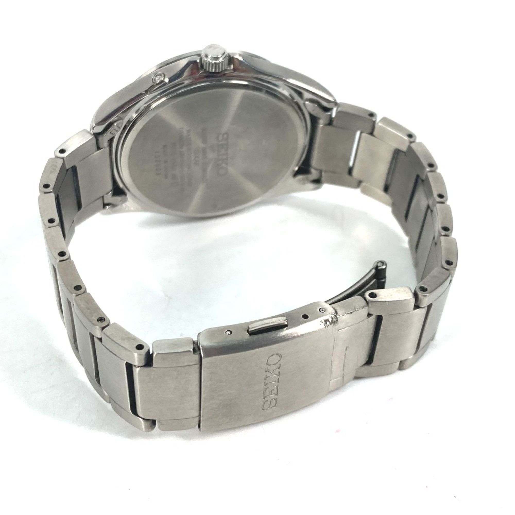 Seiko Seiko 7B75-0AA0 Seiko Selection watch Wristwatch Silver Black Size ONE SIZE - 4 Thumbnail