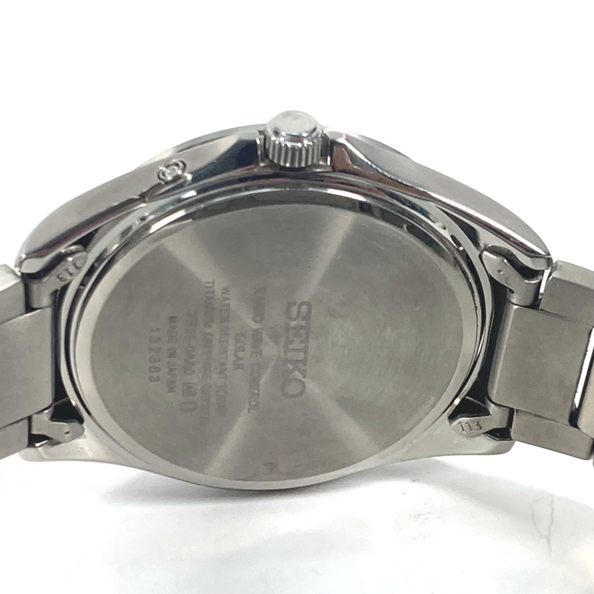 Seiko Seiko 7B75-0AA0 Seiko Selection watch Wristwatch Silver Black Size ONE SIZE - 6 Thumbnail