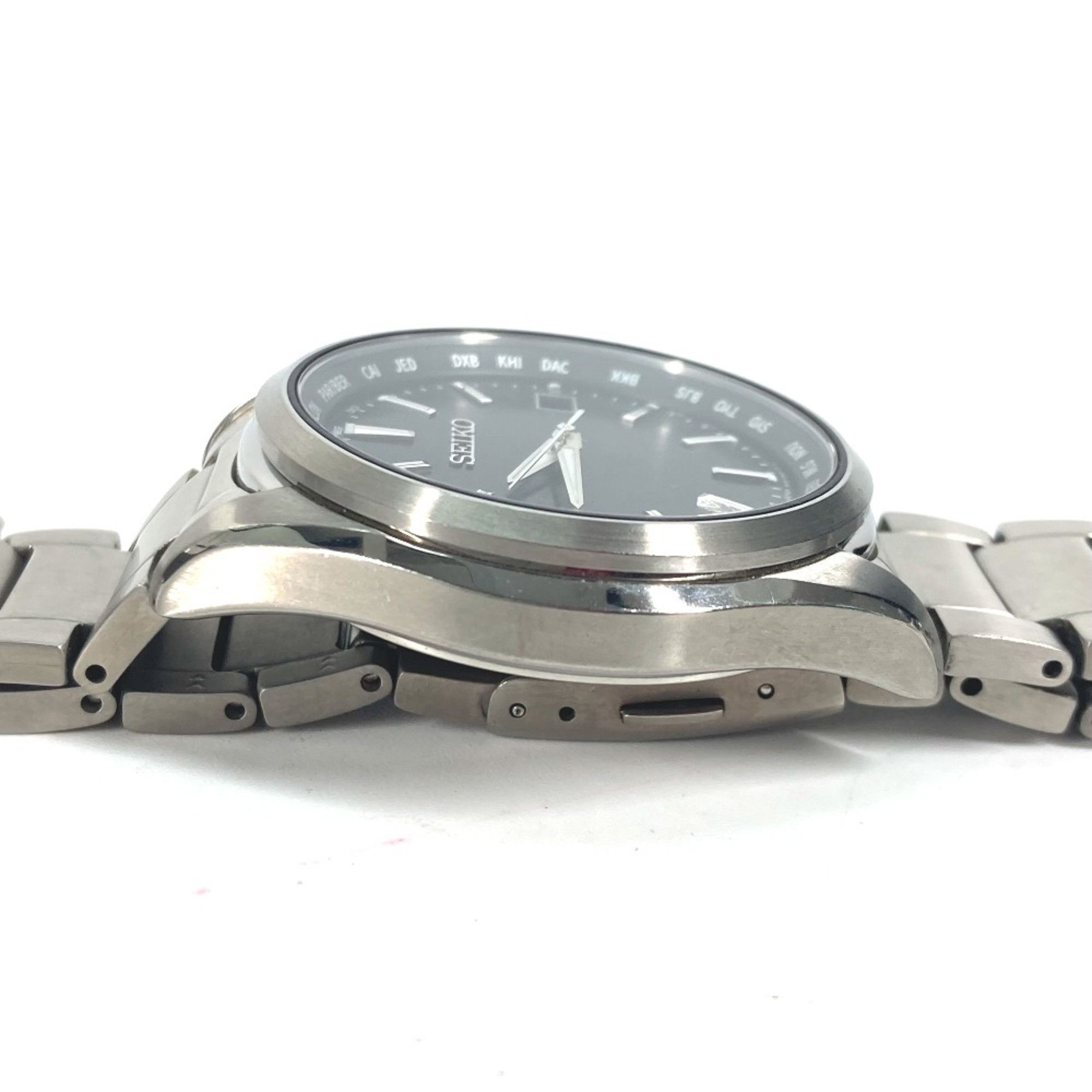 Seiko Seiko 7B75-0AA0 Seiko Selection watch Wristwatch Silver Black Size ONE SIZE - 8 Thumbnail