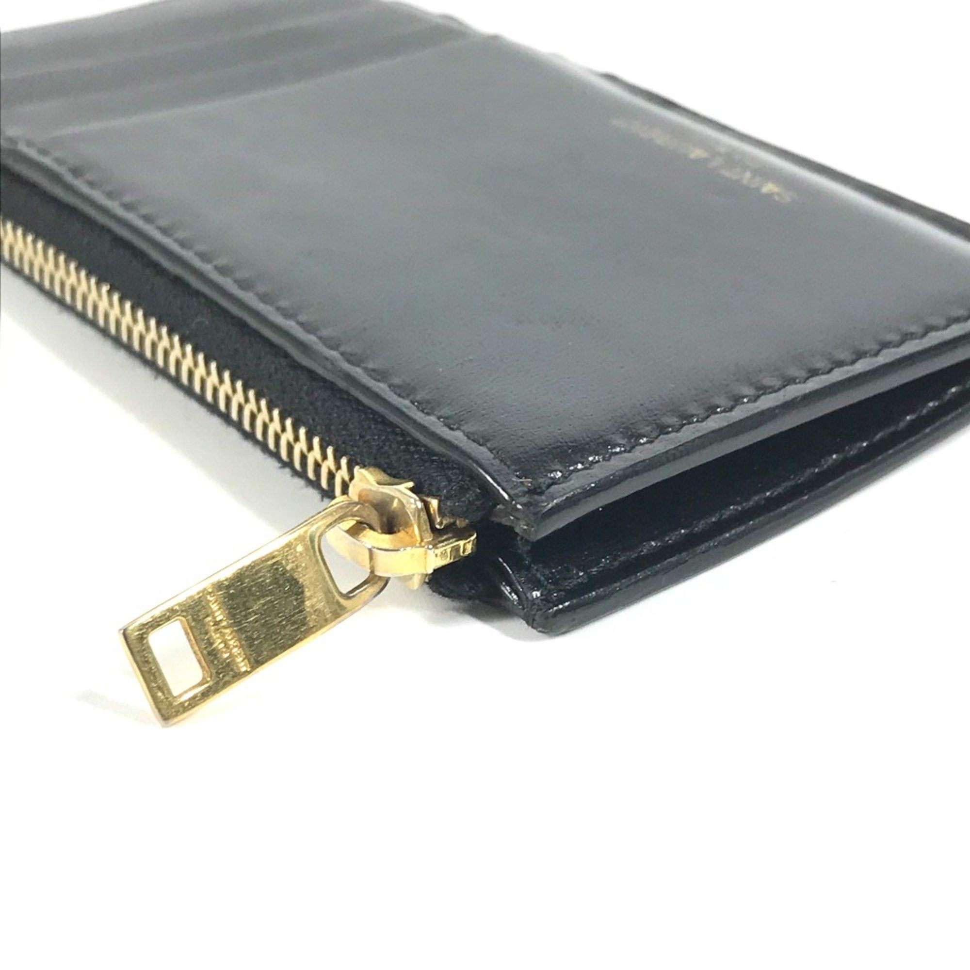 Saint Laurent Paris Saint Laurent Paris 631992 Wallet Compact Wallet logo coin purse Black Size ONE SIZE - 5 Thumbnail