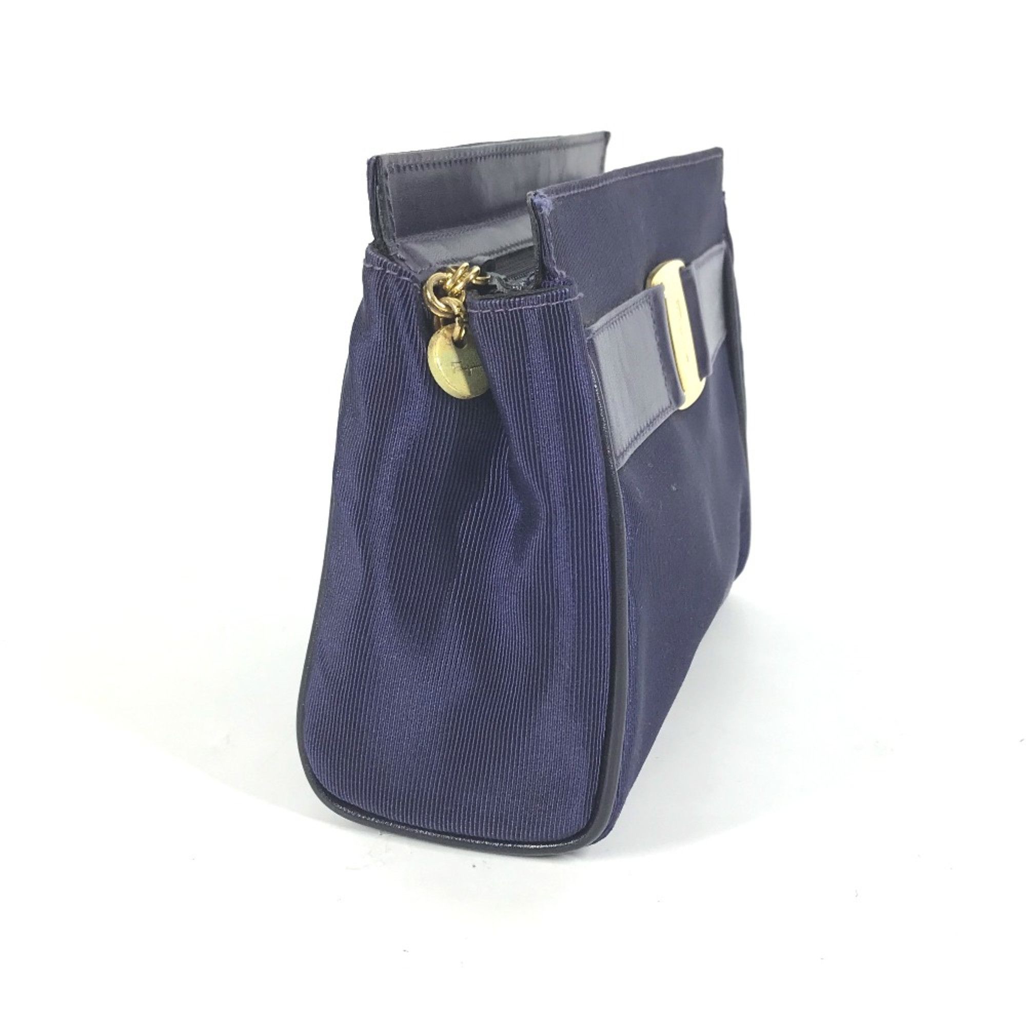 Salvatore Ferragamo Salvatore Ferragamo Makeup pouch Cosmetics Pouch Pouch blue Size ONE SIZE - 3 Thumbnail