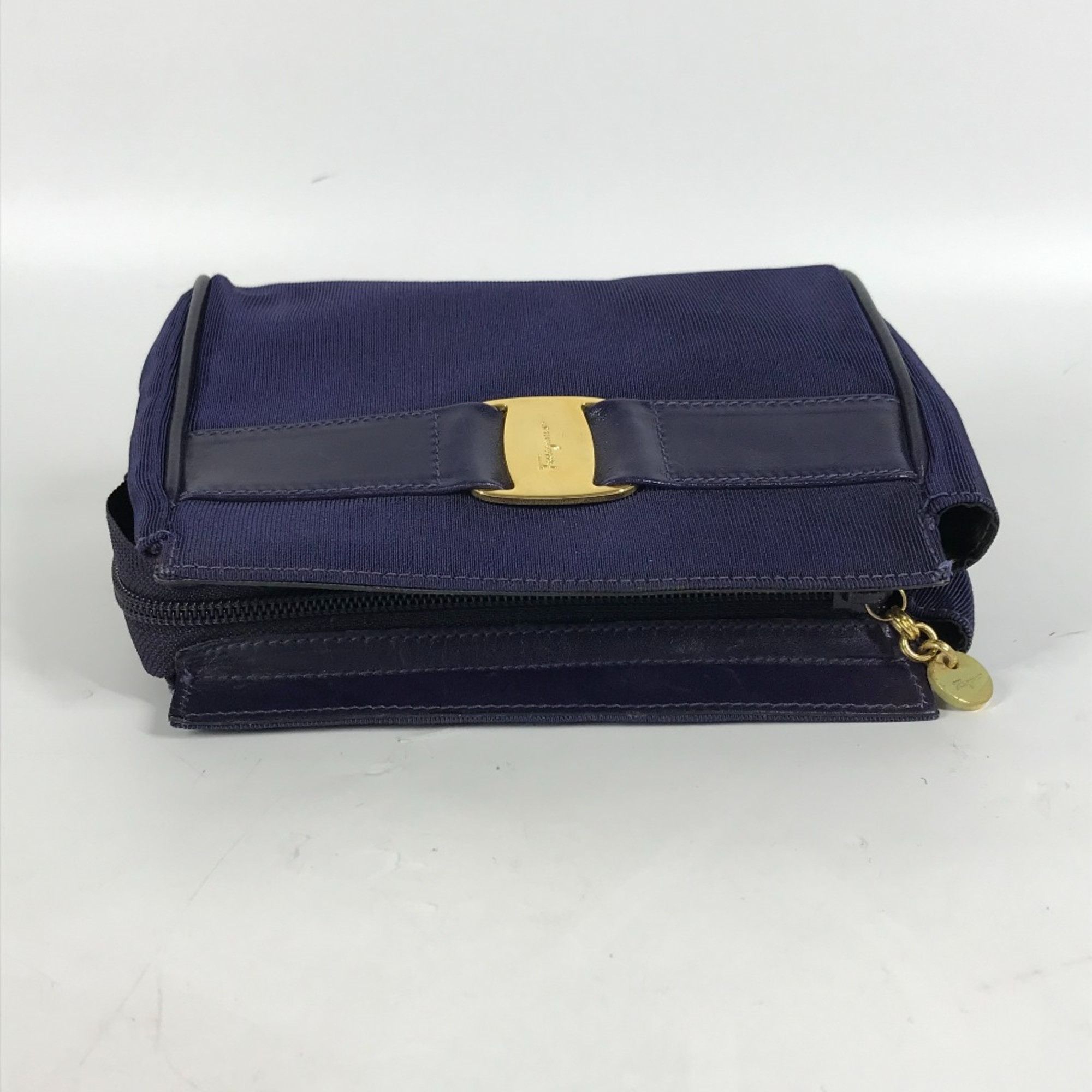 Salvatore Ferragamo Salvatore Ferragamo Makeup pouch Cosmetics Pouch Pouch blue Size ONE SIZE - 6 Thumbnail