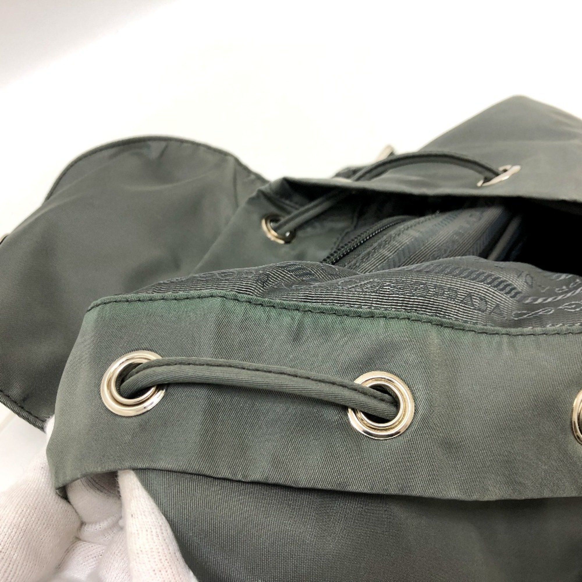 Prada PRADA BZ0032 backpack bag Backpack gray SilverHardware Size ONE SIZE - 9 Thumbnail