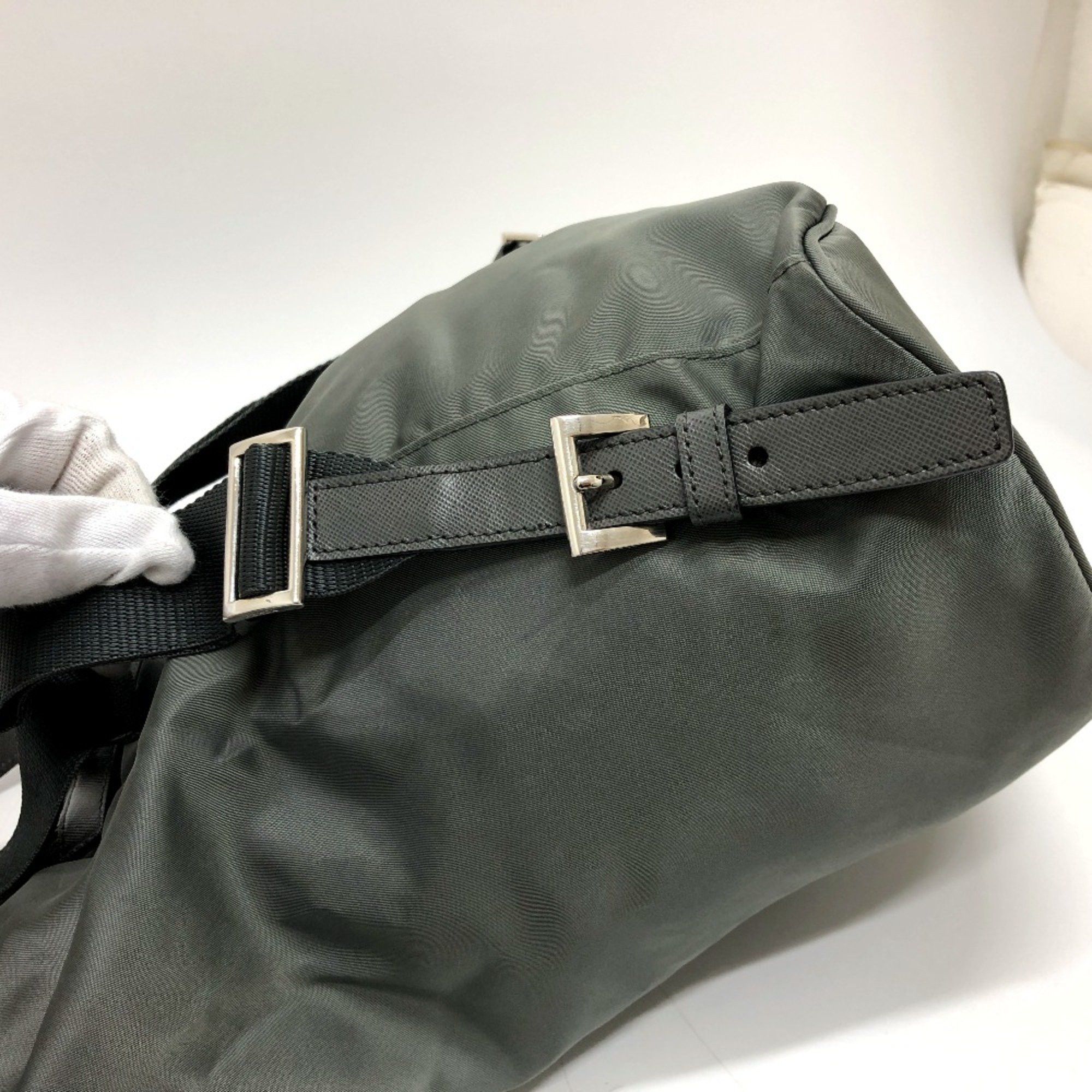 Prada PRADA BZ0032 backpack bag Backpack gray SilverHardware Size ONE SIZE - 5 Thumbnail