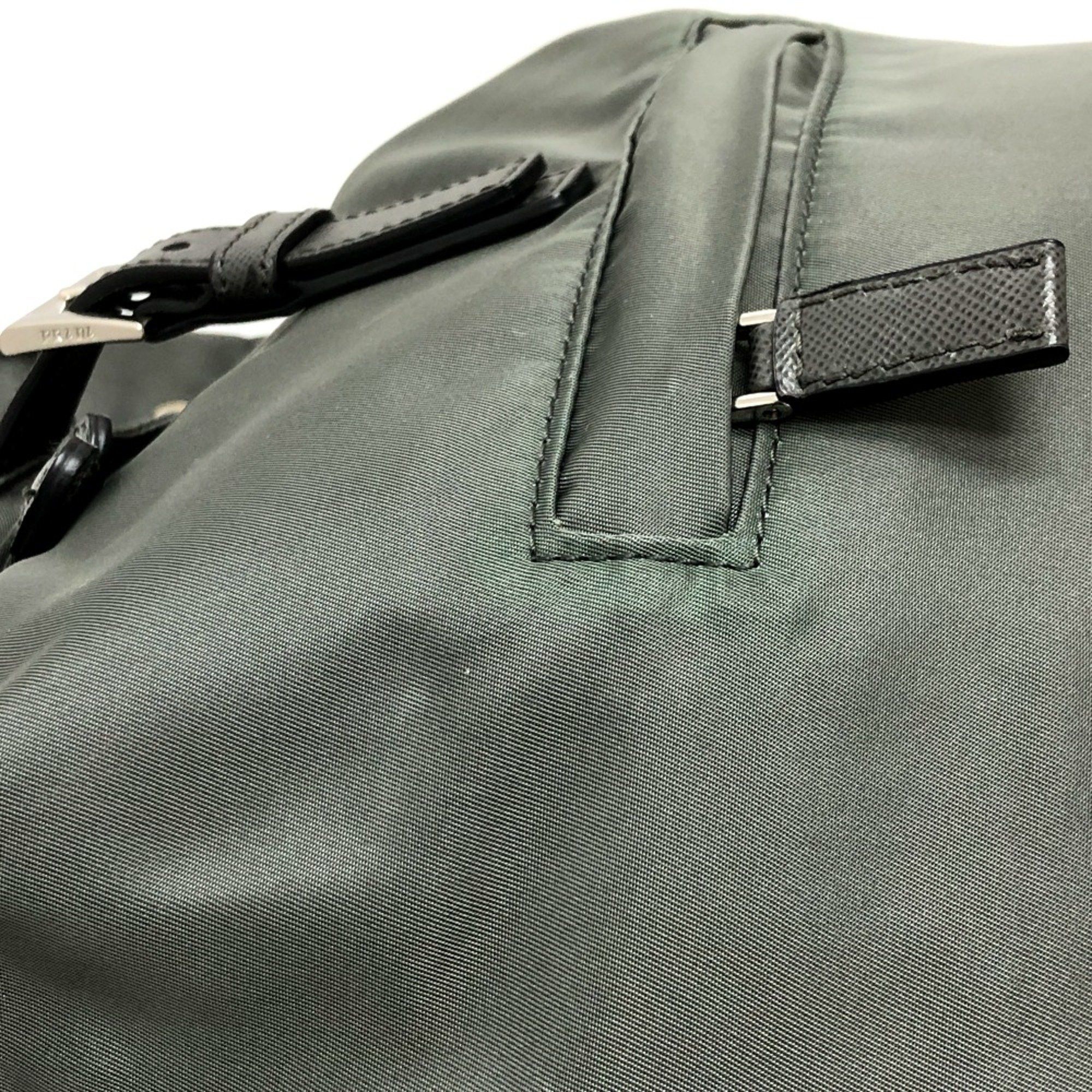 Prada PRADA BZ0032 backpack bag Backpack gray SilverHardware Size ONE SIZE - 4 Thumbnail